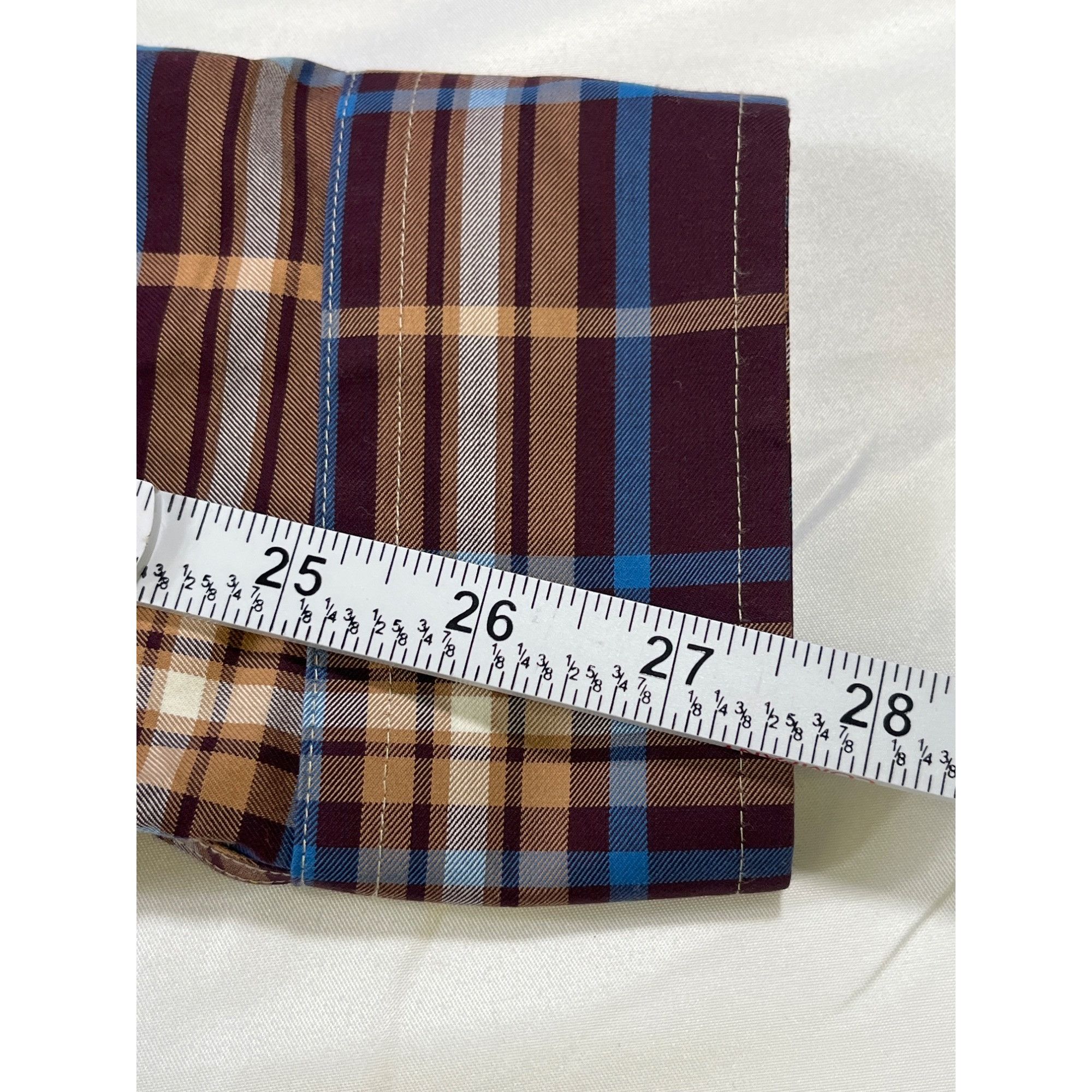 Lands' End Lands End SKU 7608 Mens Button Down Plaid Shirt Size XL Size US XL / EU 56 / 4 - 9 Thumbnail