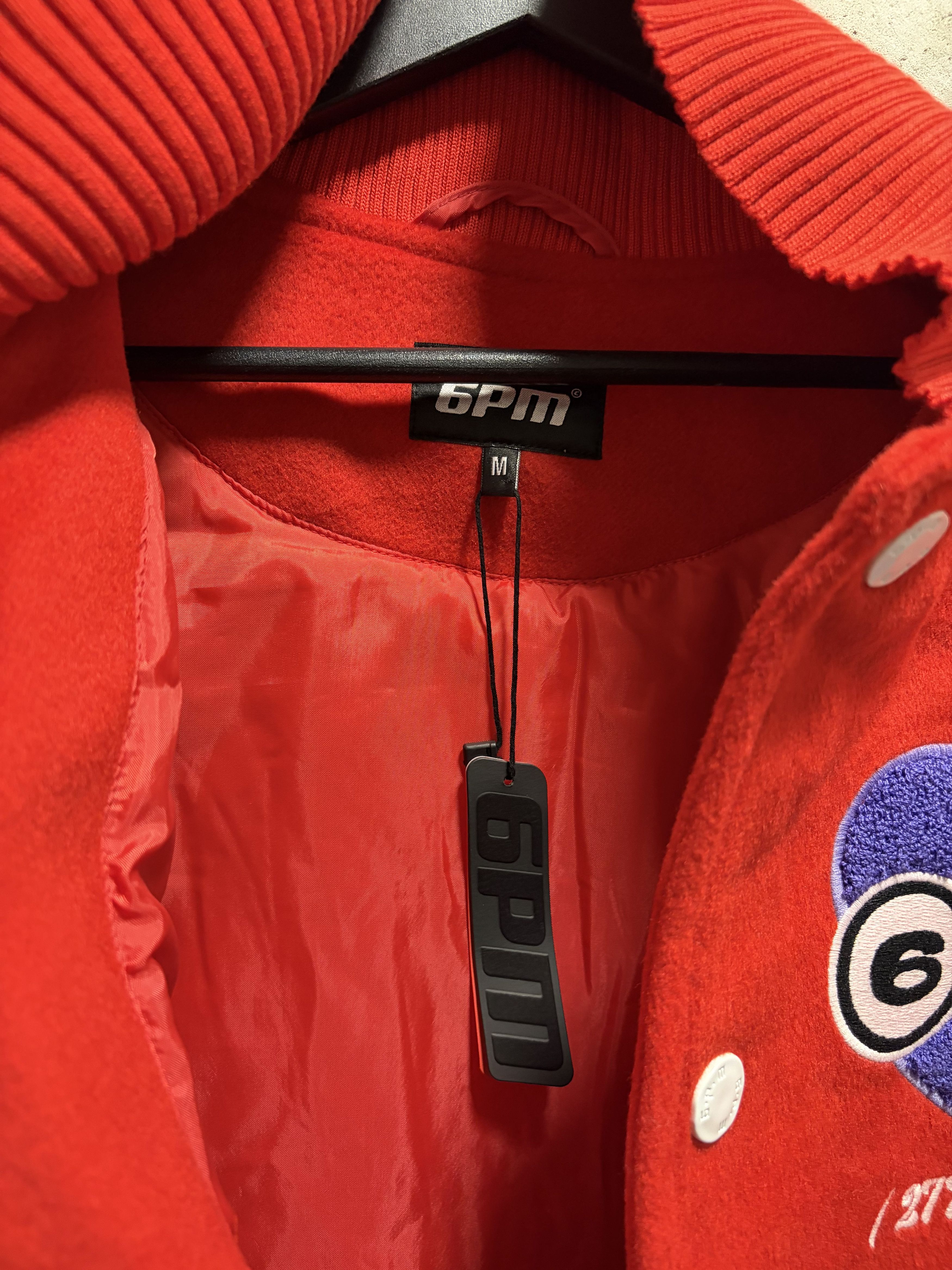 Other 6PM Season Sad Boys Red College Jacket Size US M / EU 48-50 / 2 - 2 Thumbnail