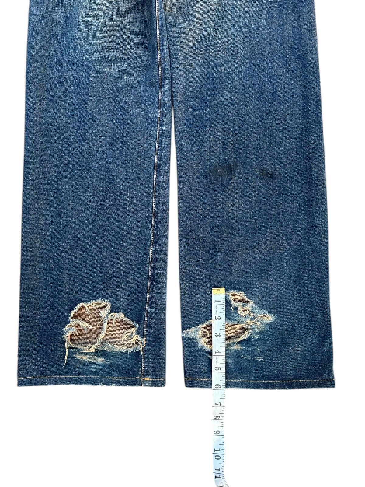 Kapital Vintage Edwin 505X Selvedge Baggy Rusty Distressed Denim Size US 31 - 11 Thumbnail