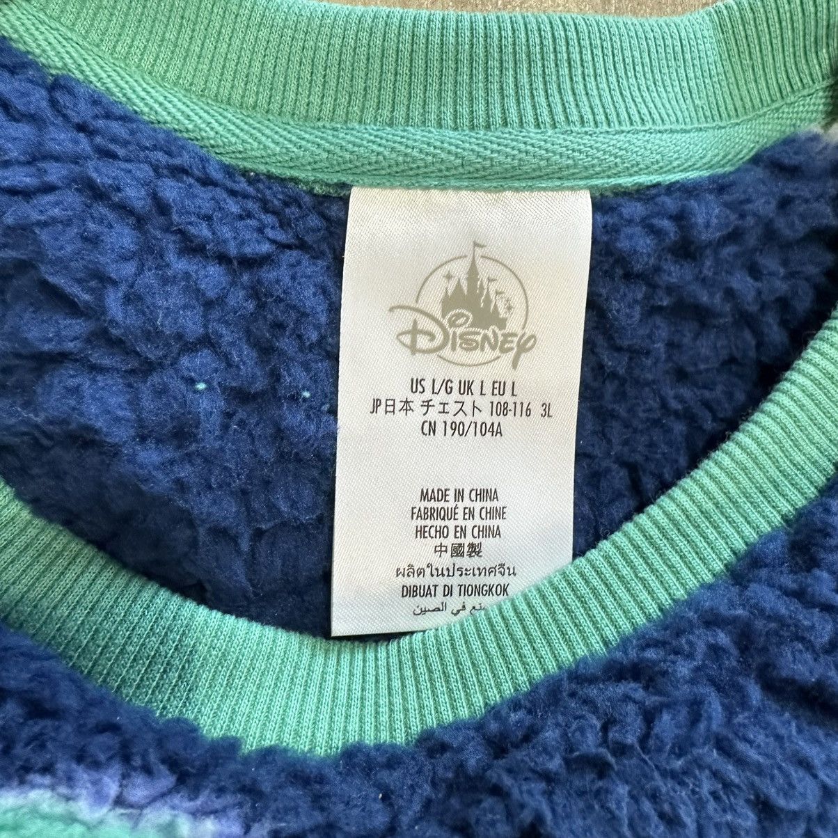 Disney Disney Mickey Mouse Multicolor Sherpa Fleece Sweater Size L / US 10 / IT 46 - 3 Thumbnail