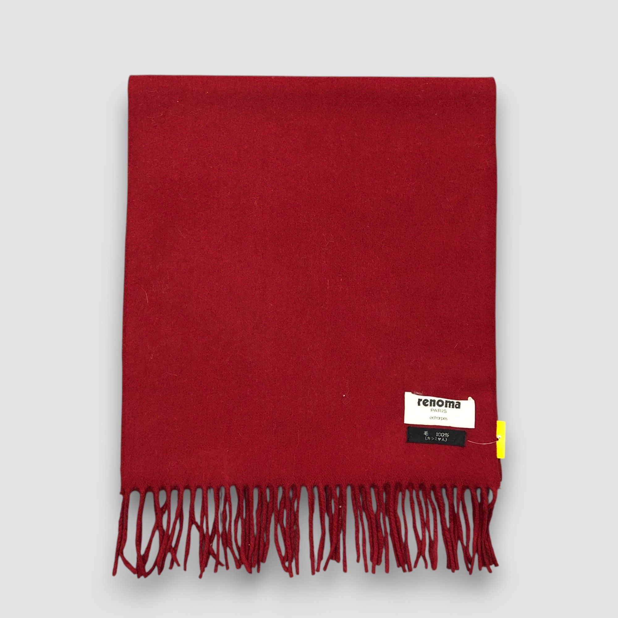 Renoma Vintage Renoma Scarf Muffler Wool Cashmere Scarves Size ONE SIZE - 2 Thumbnail