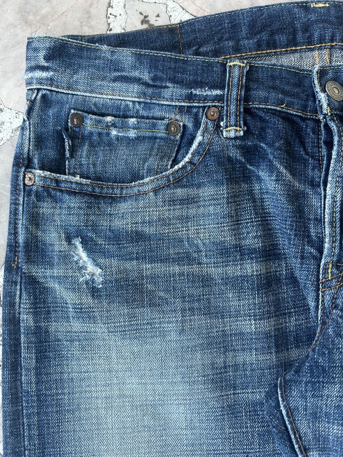Eternal Eternal Japan Vintage Denim Distress Size US 33 - 5 Thumbnail