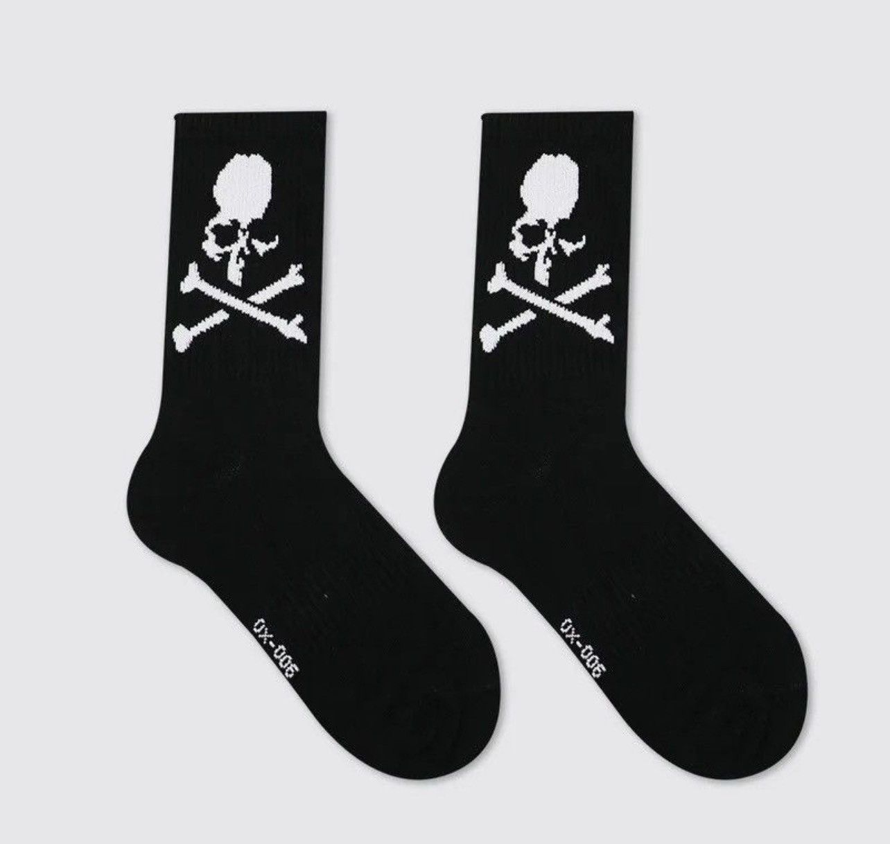 Converse × Happy Socks Hip Hop Skateboard Middle Tube Cotton Socks (1 pairs) Size ONE SIZE - 1 Thumbnail