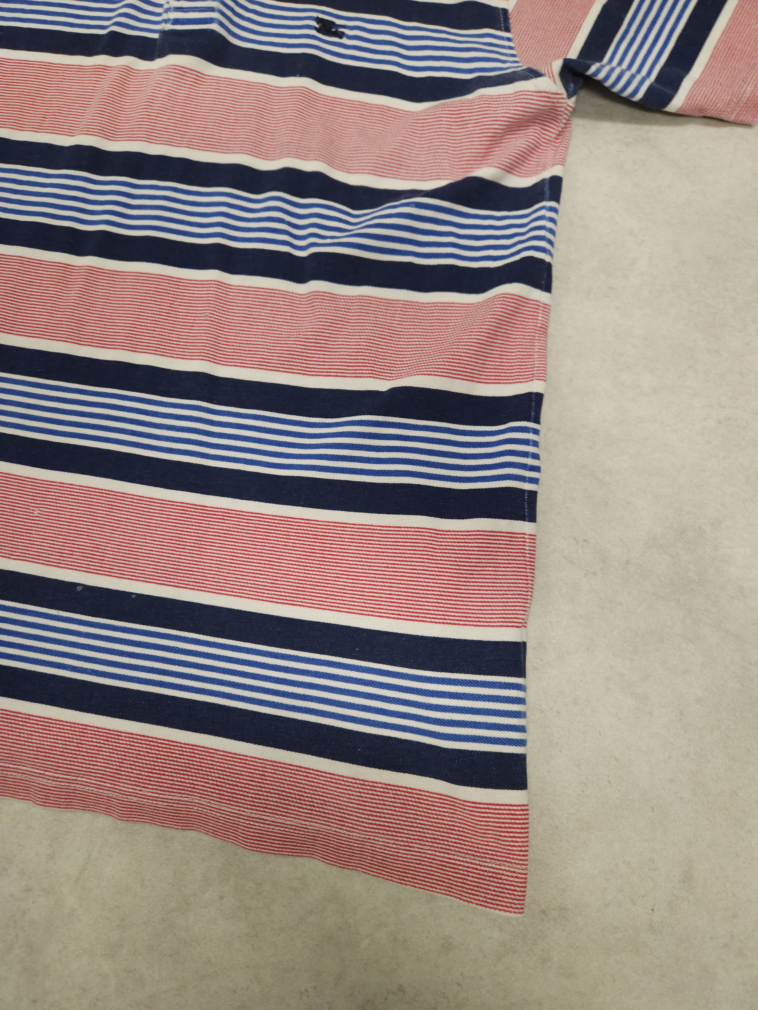 Burberry Vintage burberry striped polo shirt Size US S / EU 44-46 / 1 - 17 Thumbnail
