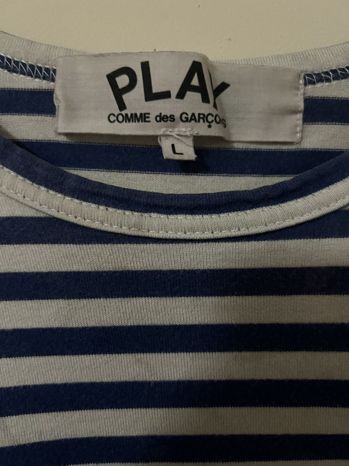 CDG by Comme des Garcons 2016 CDG STRIPPED LONG SLEEVE Size US L / EU 52-54 / 3 - 3 Thumbnail