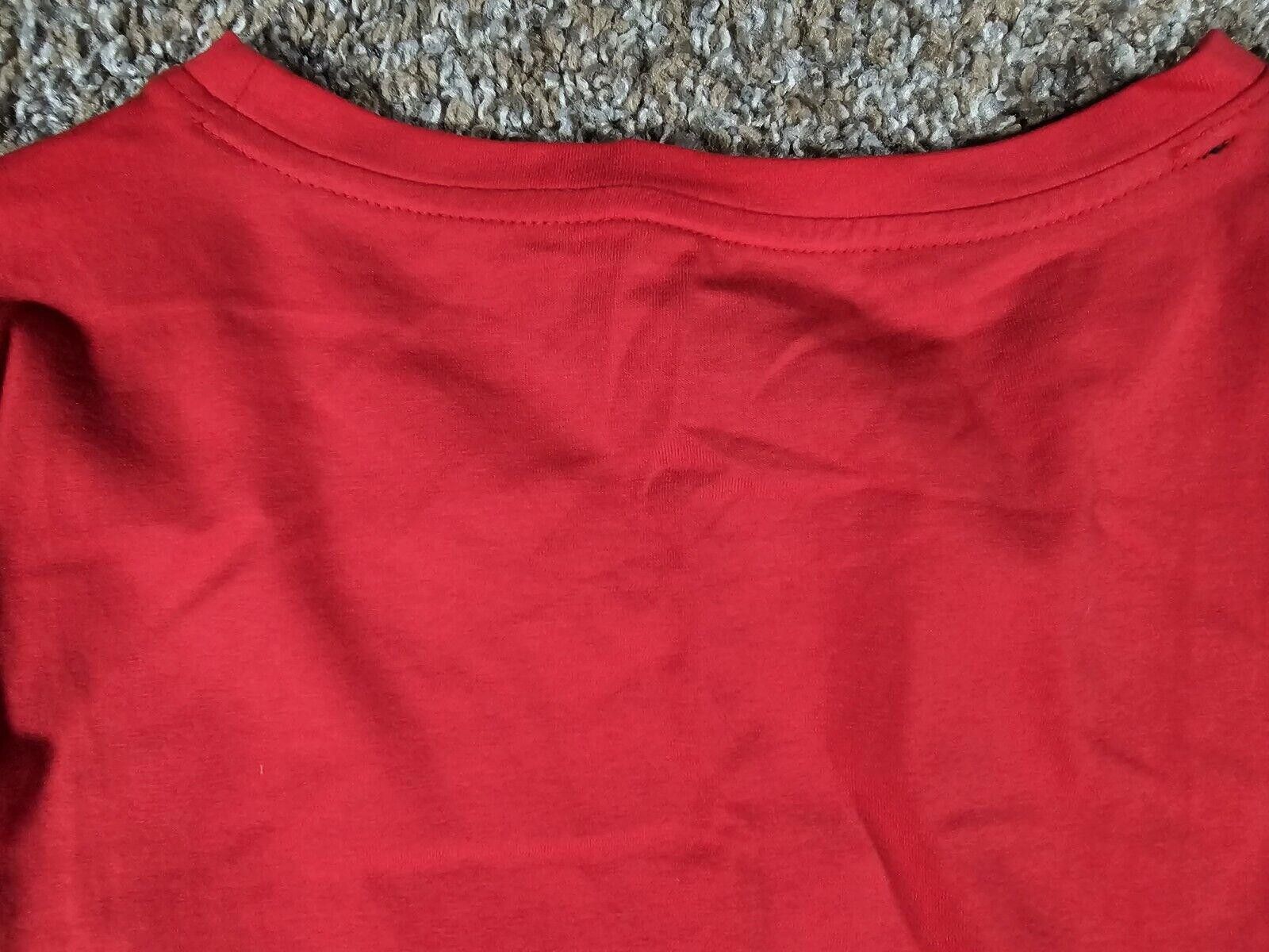 Tommy Hilfiger Tommy Hilfiger Women's Side Striped Red T-Shirt Dress SZ M Size M / US 6-8 / IT 42-44 - 8 Thumbnail