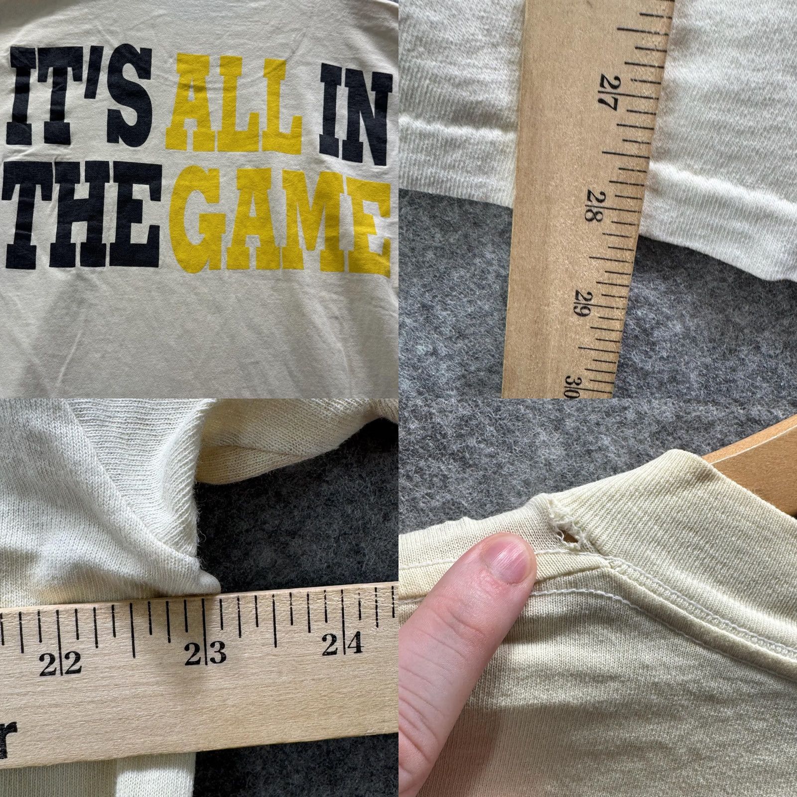 NCAA VINTAGE Iowa Hawkeyes Shirt Mens L White Graphic Tee Cotton NCAA Football Size US L / EU 52-54 / 3 - 9 Thumbnail