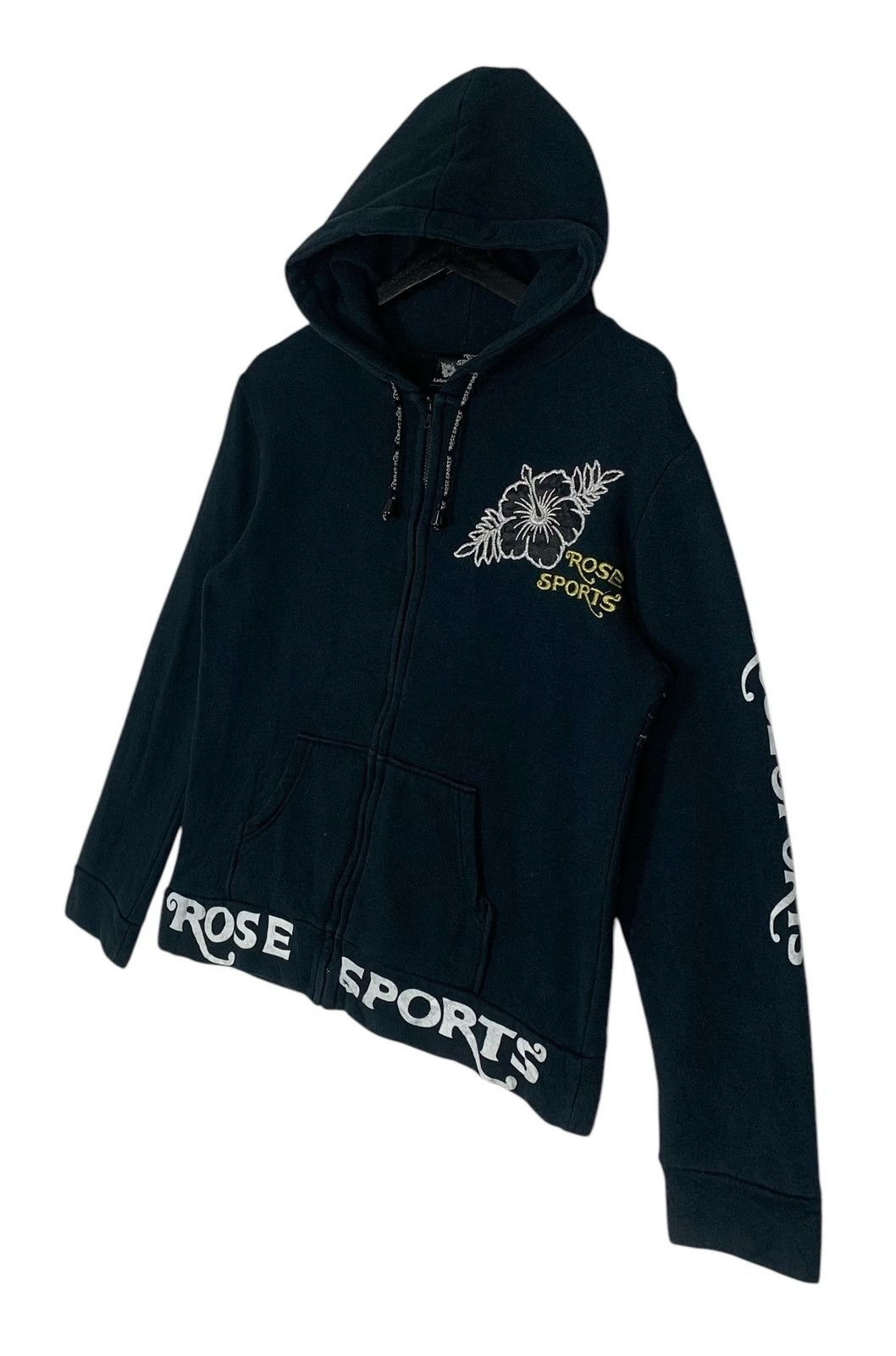 Japanese Brand Rose Sport Apparel JapaneseBrand SurfStyle Floral Hoodie Size S / US 4 / IT 40 - 7 Thumbnail