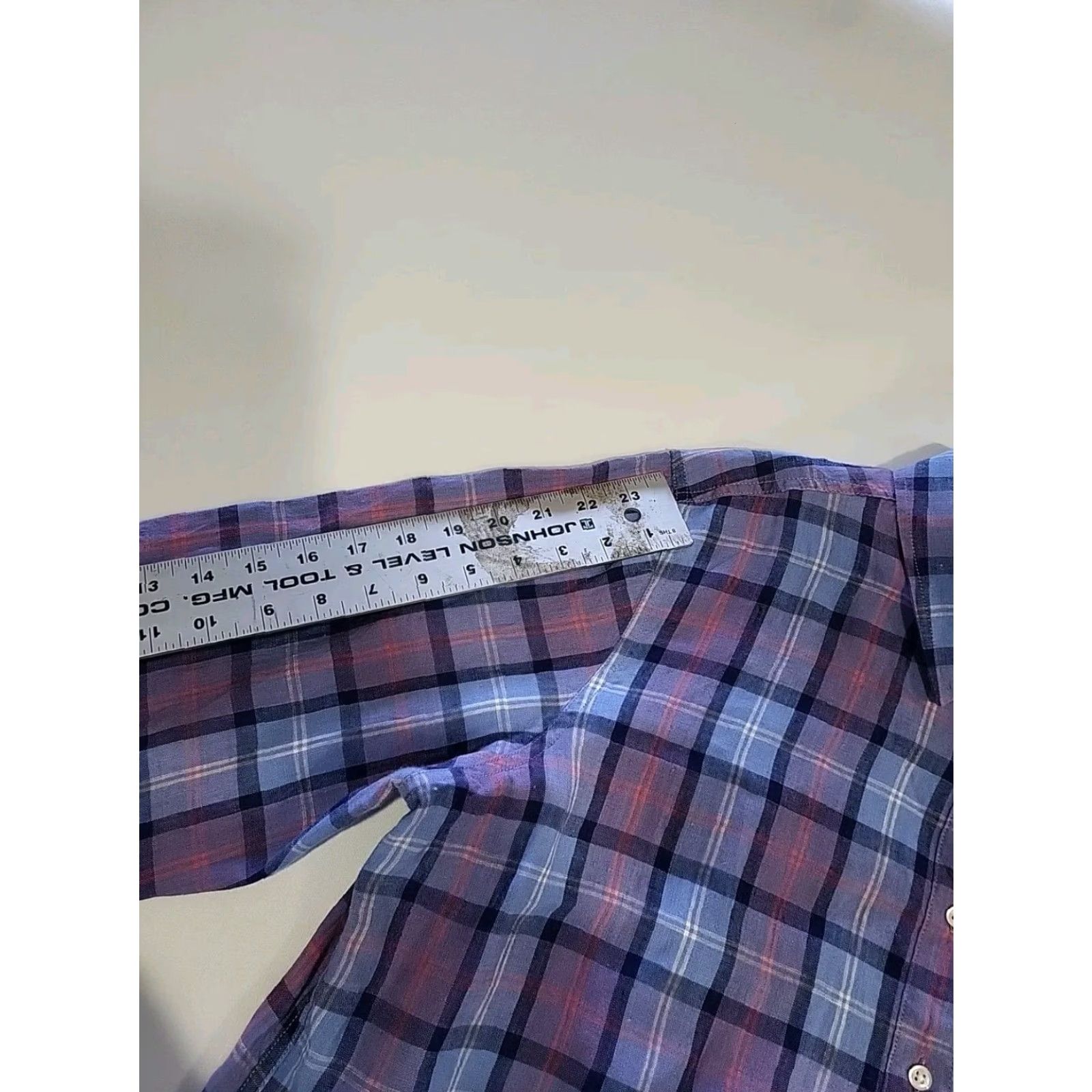 Vintage L.L. Bean XL Purple Blue Plaid Long Sleeve Button-Up Linen Shirt User: L. L. Bean XL Purple Blue Plaid Long Sleeve Button-Up Linen Shirt Size US XL / EU 56 / 4 - 3 Thumbnail