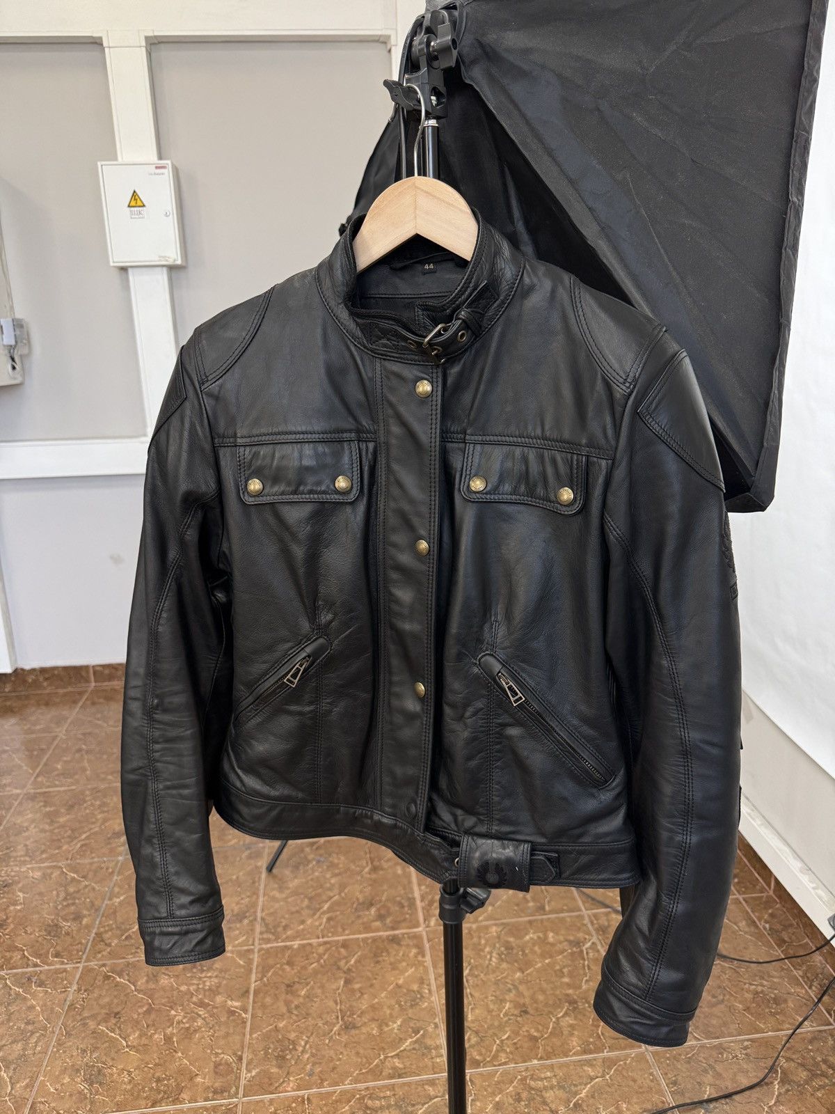 Belstaff 🇬🇧 Belstaff Pure Motorcycle Armored Leather Biker Jacket Rare Size US S / EU 44-46 / 1 - 2 Thumbnail