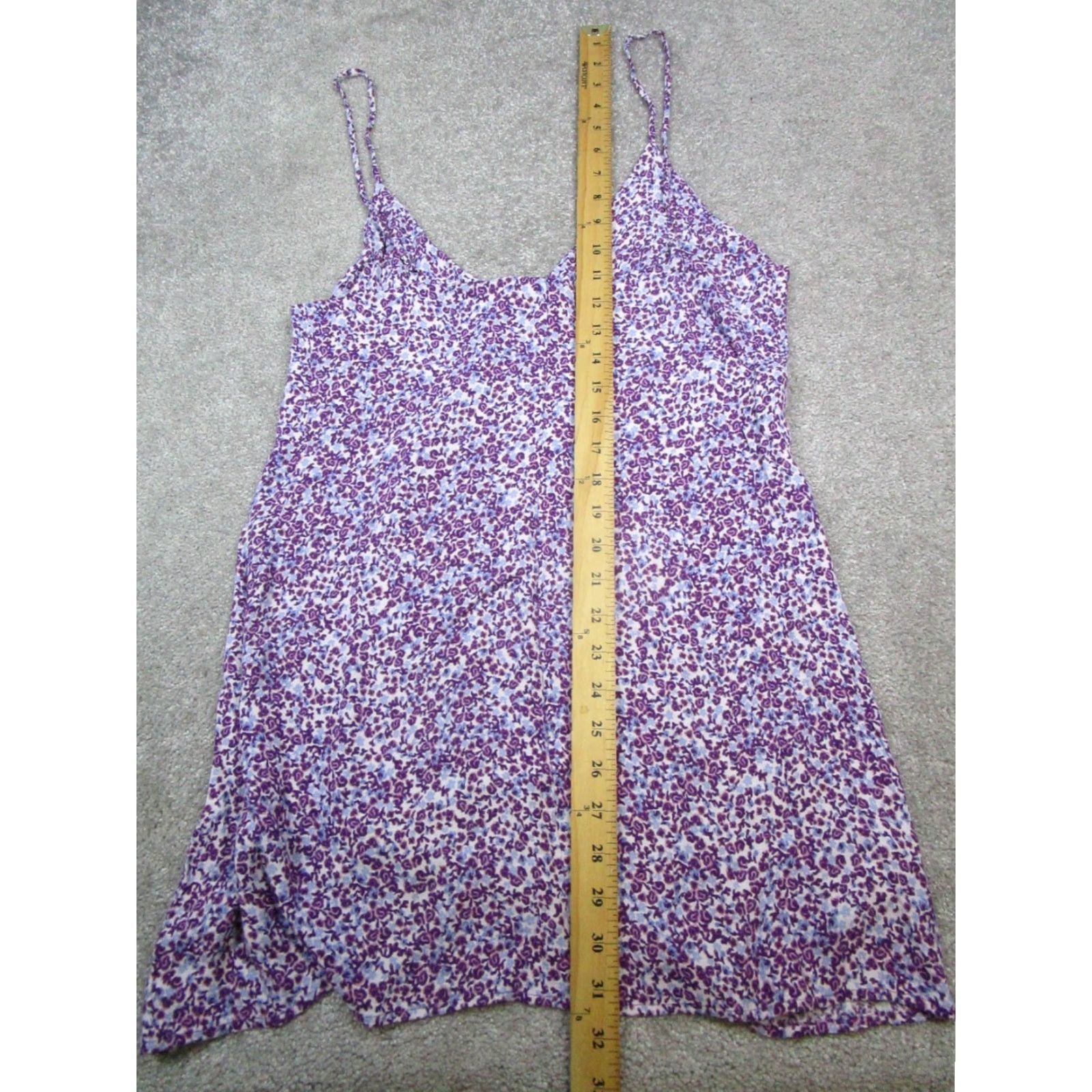 Reformation VINTAGE Reformation Tank Top Womens Medium Purple Floral Sleeveless Casual Summer Spring Women Size M / US 6-8 / IT 42-44 - 7 Thumbnail