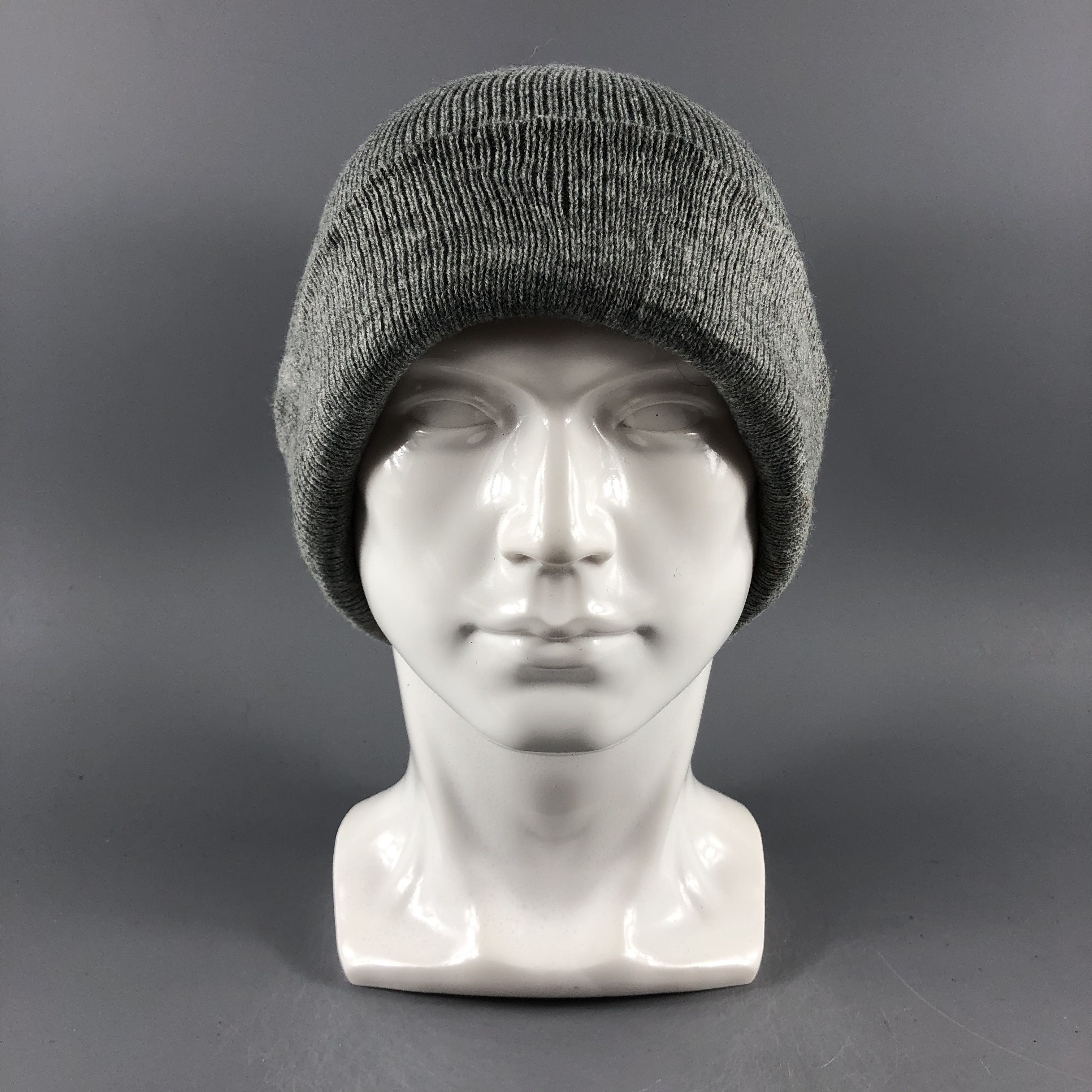 image of Vintage Hats Plain Beanie Streetwear Snow Cap B1281, Men's