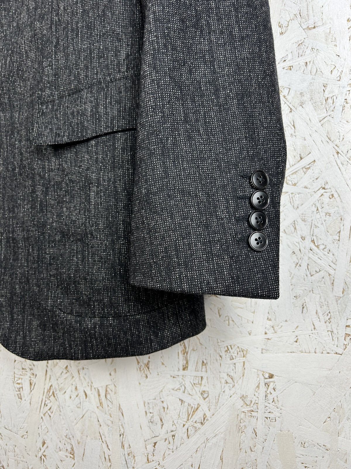 Gucci Gucci Wool Pattern Casual Blazer Jacket Tailoring Grey 50R Size 50R - 2 Thumbnail