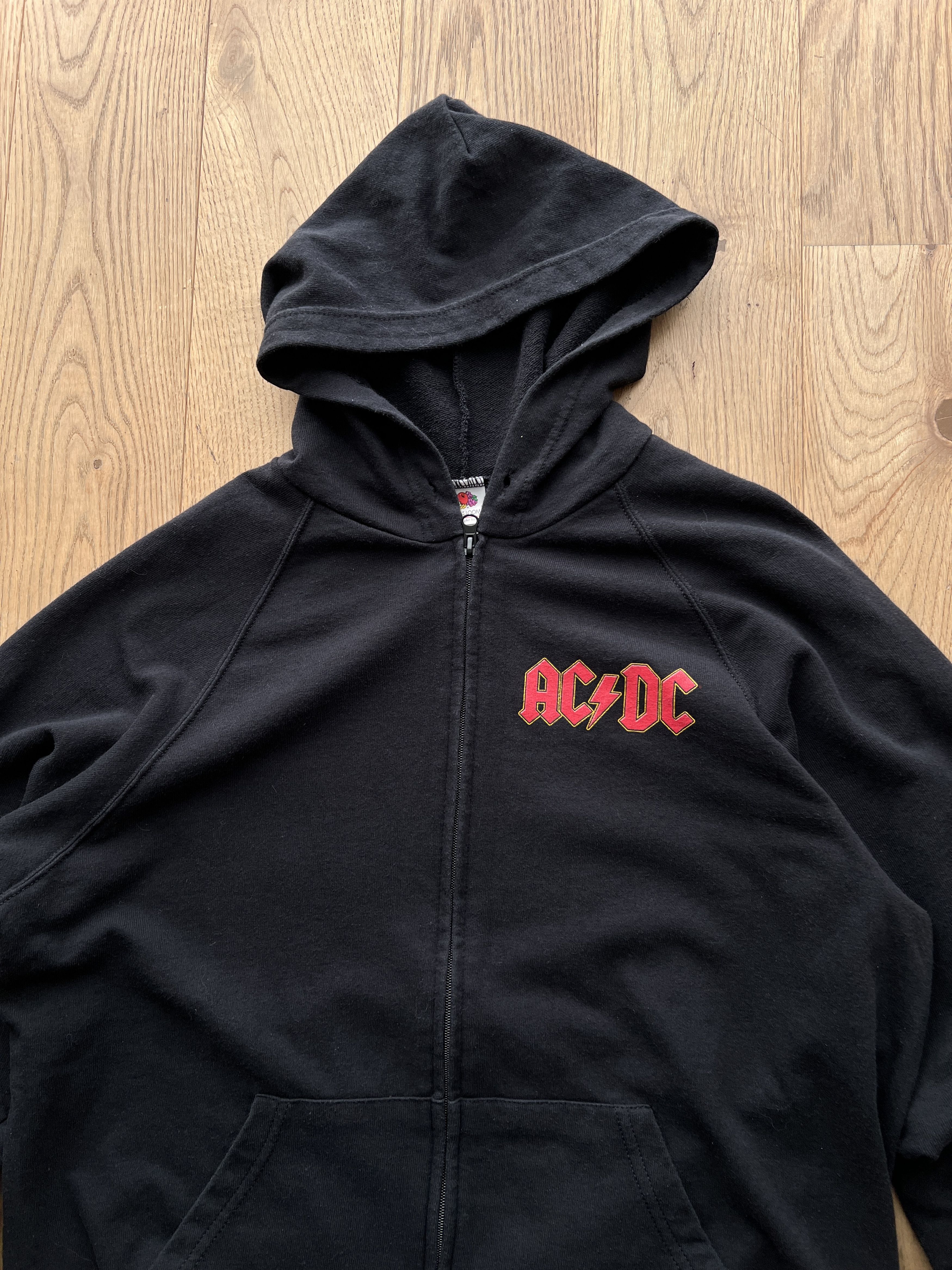 AC/DC Rare! AC/DC vintage zip hoodie World tour promo album rock Size US XL / EU 56 / 4 - 18 Thumbnail
