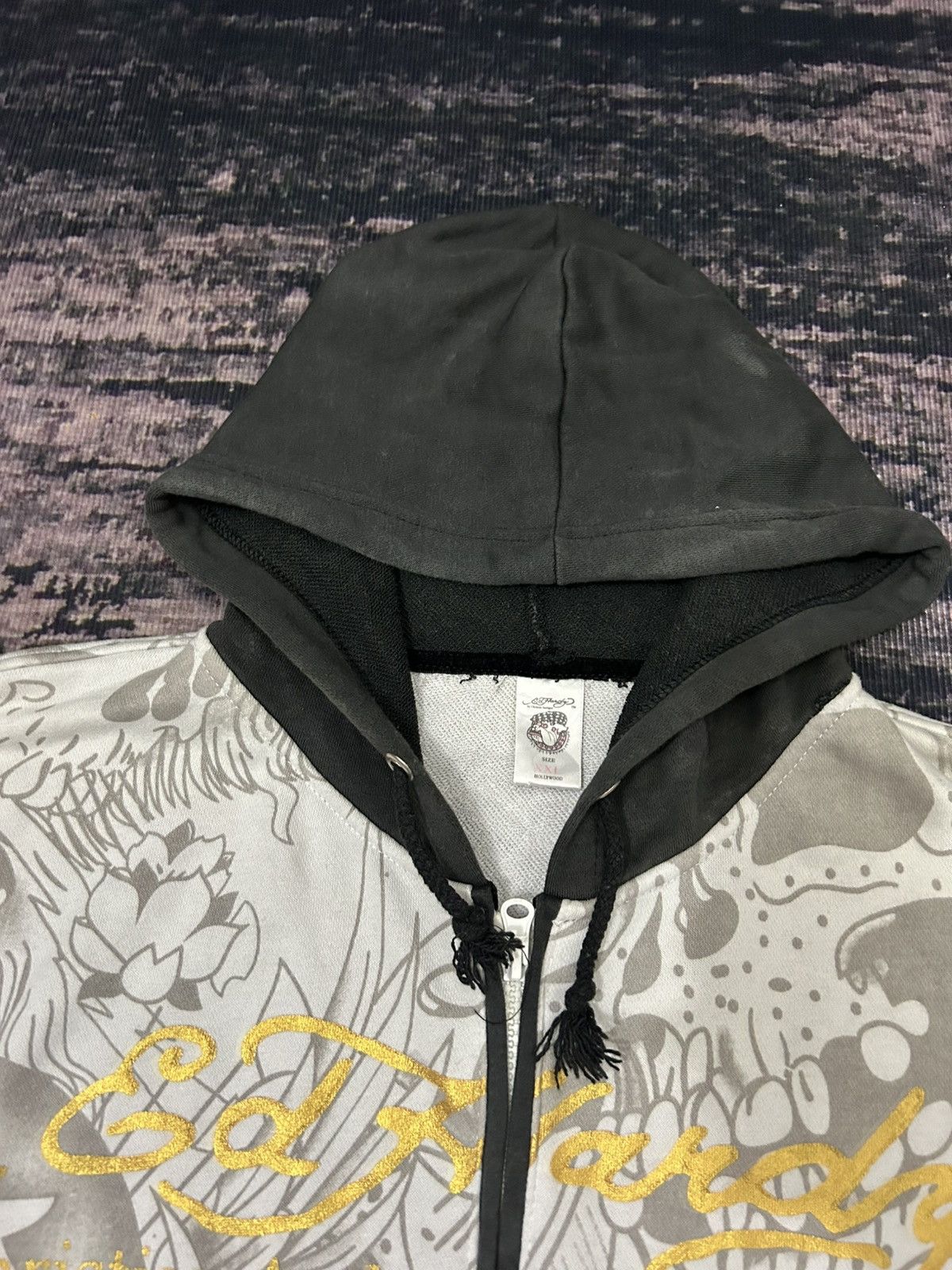 Ed Hardy Vintage Ed Hardy By Christian Audiger Zip Hoodie Size US XXL / EU 58 / 5 - 12 Thumbnail