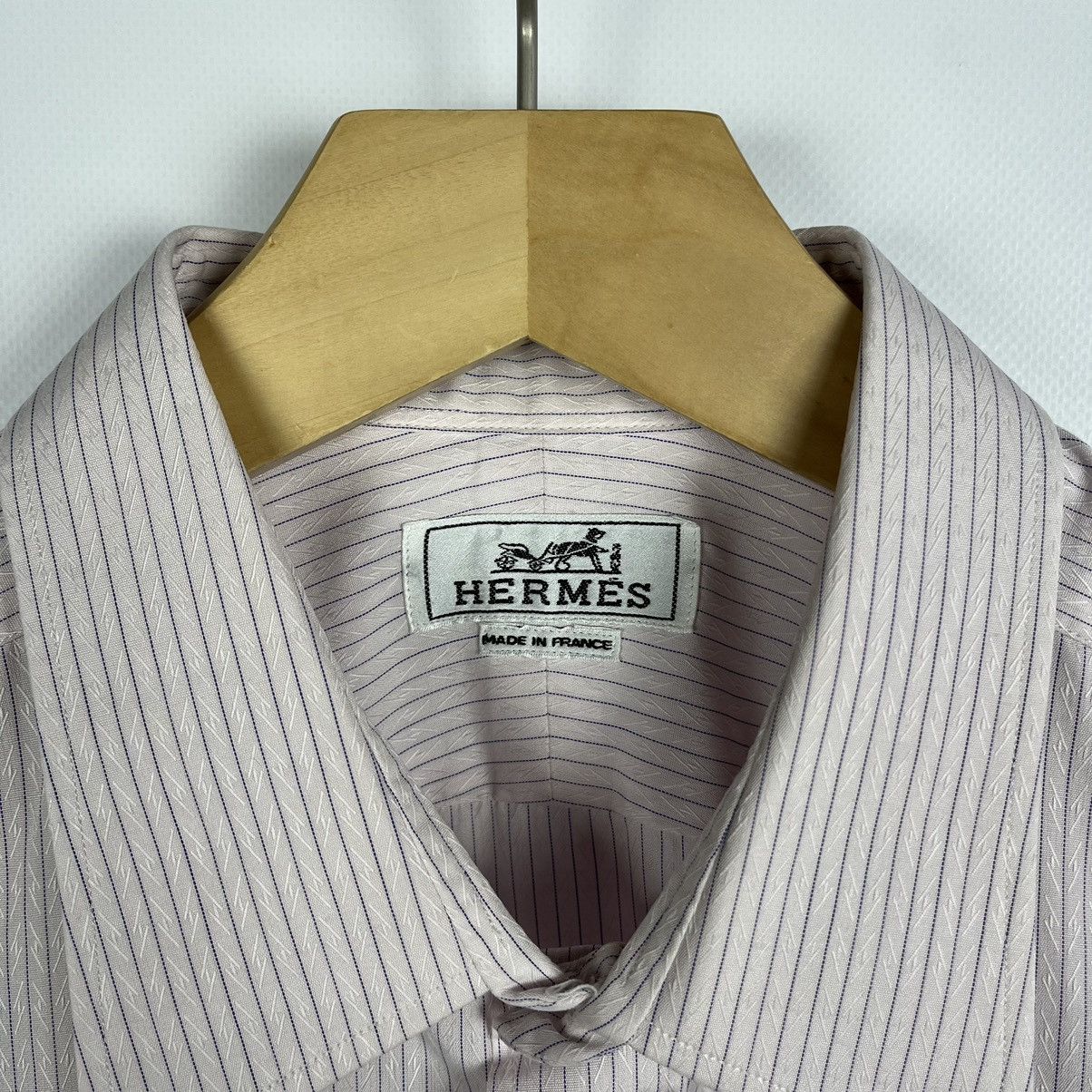 Hermes Designer Hermes long sleeve button up shirt Size US L / EU 52-54 / 3 - 4 Thumbnail