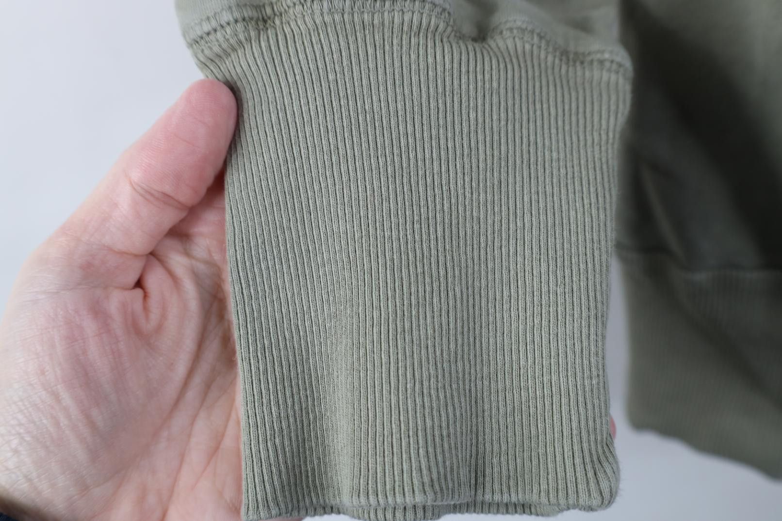 Vintage Vintage 90s Satori French Terry 1/4 Zip Hoodie Green USA Size M / US 6-8 / IT 42-44 - 9 Thumbnail