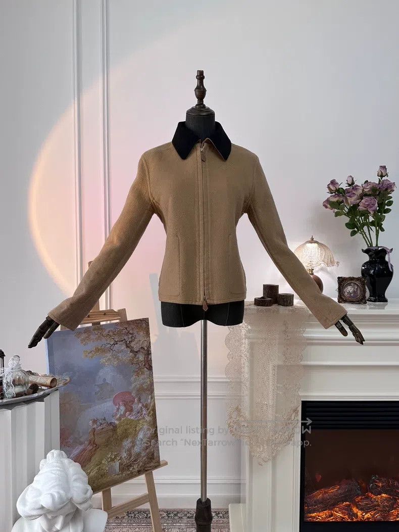 Hermes Hermes Margiela Era Double-Faced Cashmere and Camel Hair B Size XS / US 0-2 / IT 36-38 - 1 Thumbnail