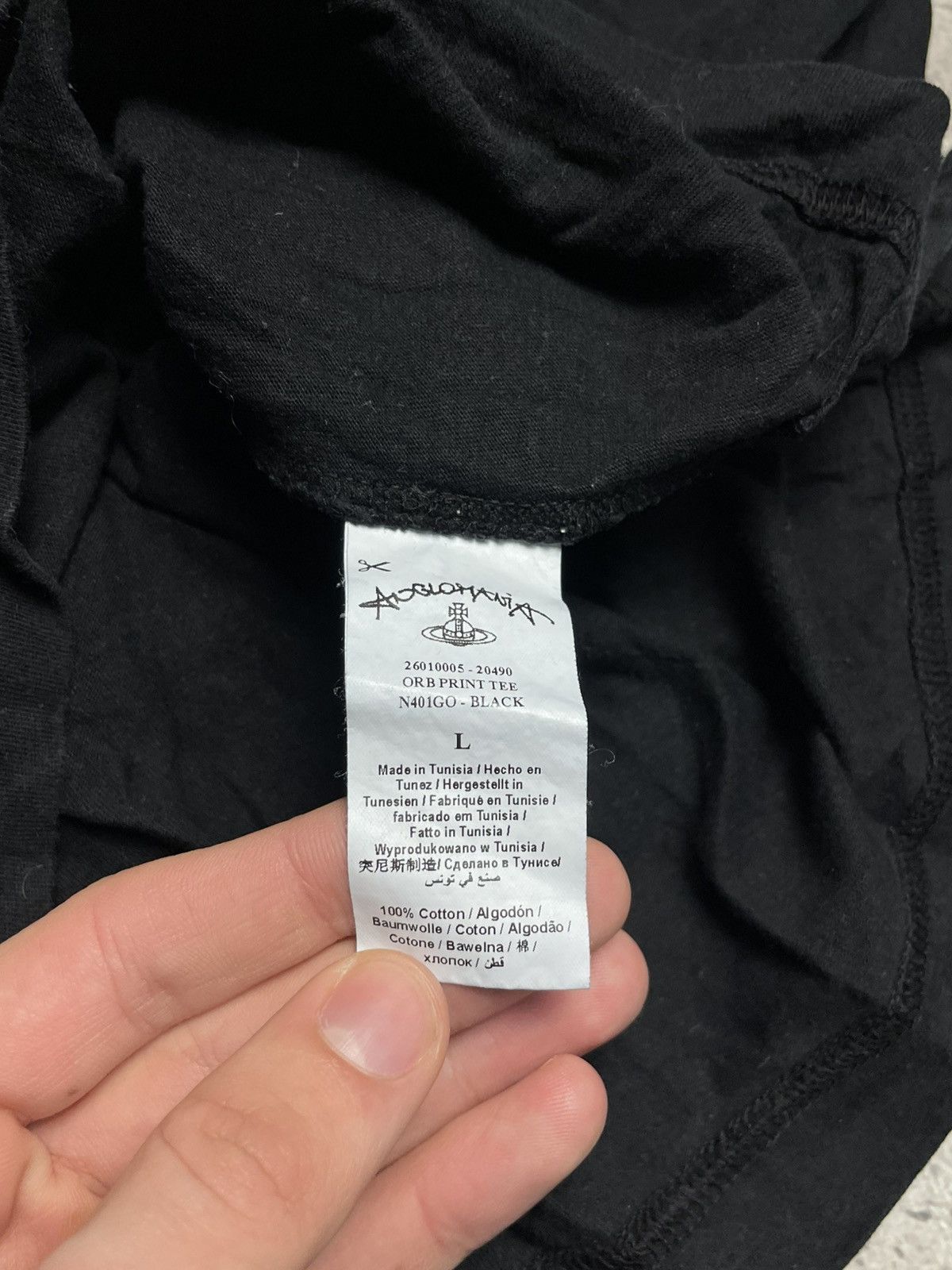 Vivienne Westwood Vivienne Westwood T-shirt Big Logo L Size Size US L / EU 52-54 / 3 - 5 Thumbnail