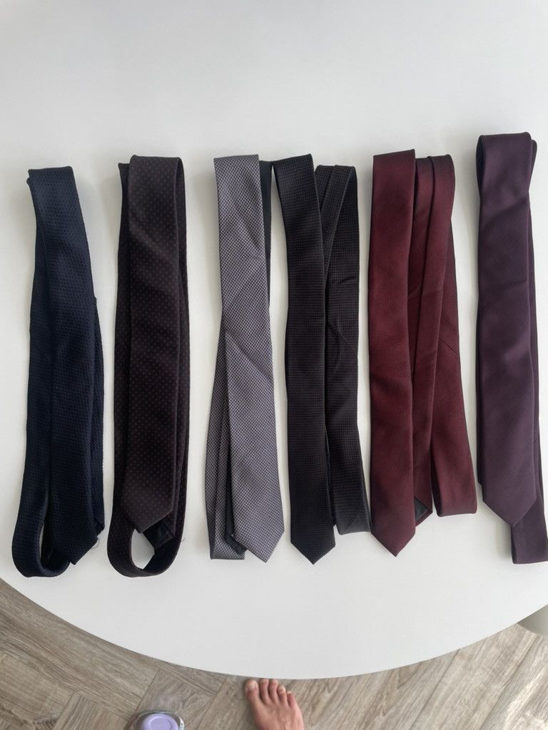The Kooples The Kooples Skinny Silk Tie Set x6 Size ONE SIZE - 8 Thumbnail