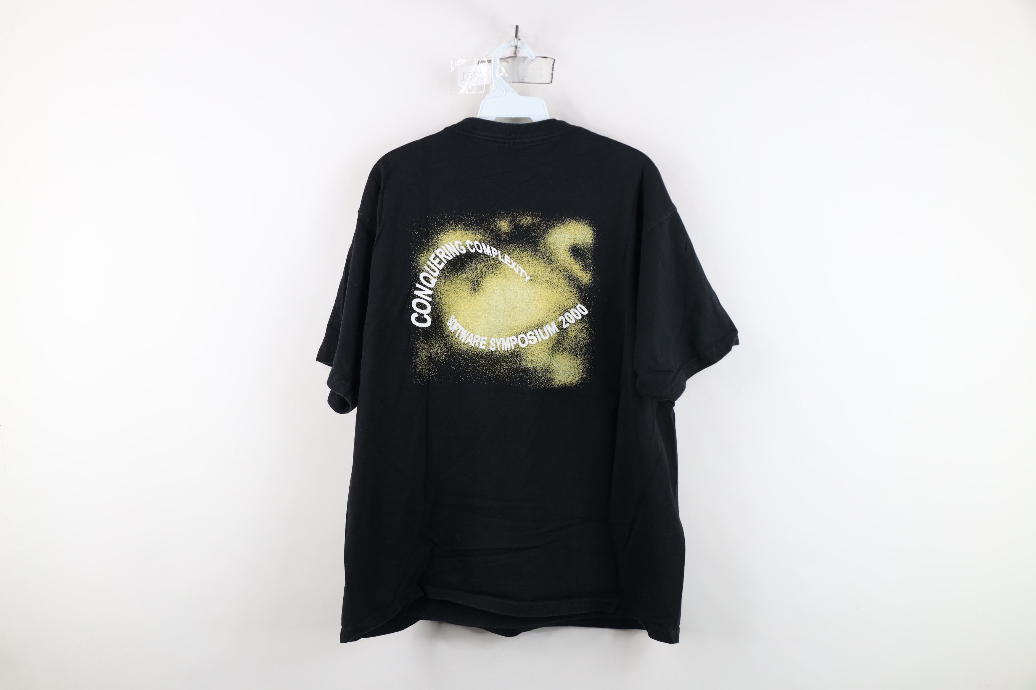 Fruit Of The Loom Vintage Y2K 2000 Conquering Complexity Software T-Shirt Size US L / EU 52-54 / 3 - 9 Thumbnail