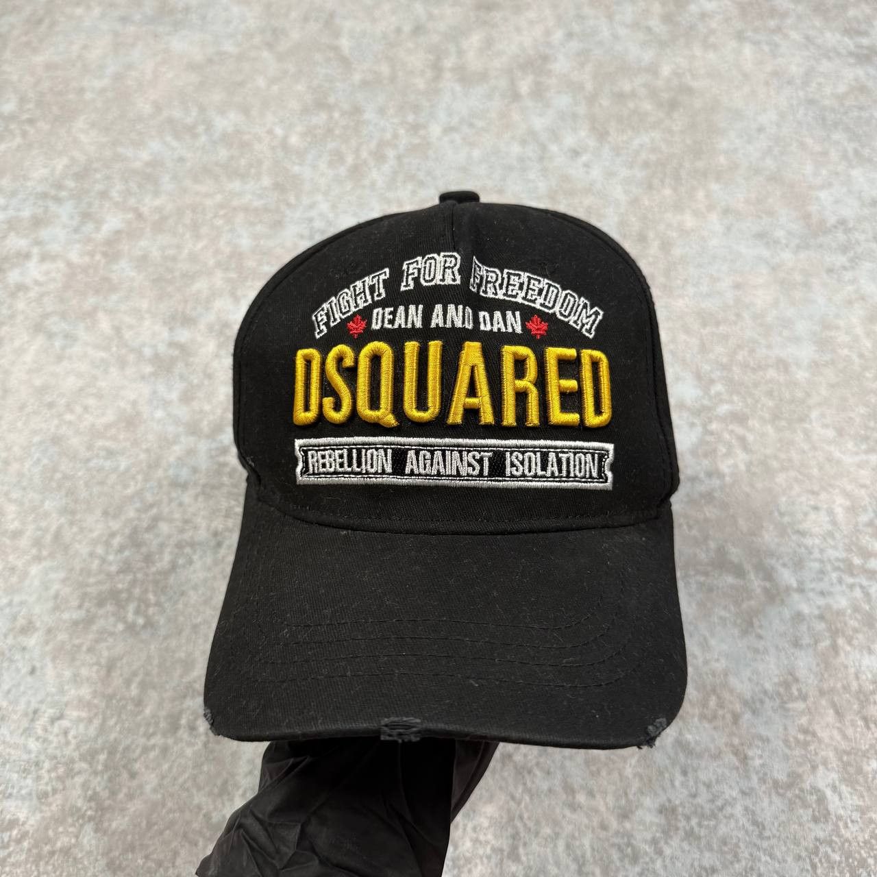 Dsquared2 Dsquared2 Fight For Freedom Distressed Cap Size ONE SIZE - 2 Thumbnail