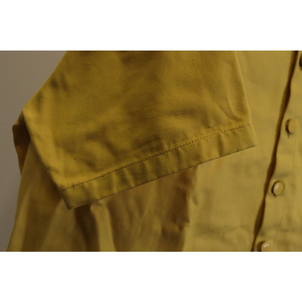 Raf Simons o1rshd1 Camicia Oversized Short Sleeved Shirt in Yellow Size US XS / EU 42 / 0 - 7 Thumbnail