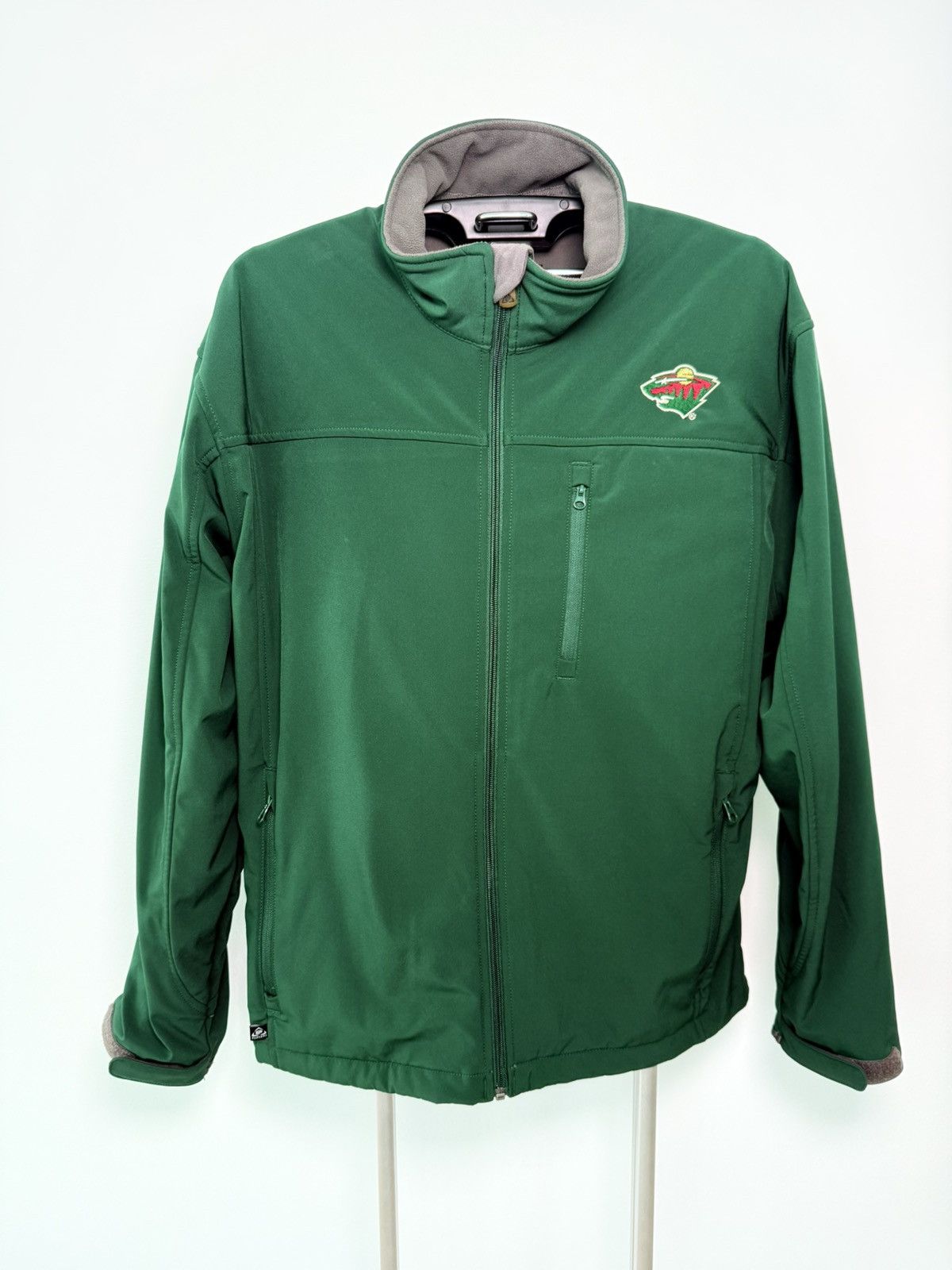 NHL Vintage Lee Sport Minnesota Wild Zip Up Jacket Size US L / EU 52-54 / 3 - 10 Thumbnail