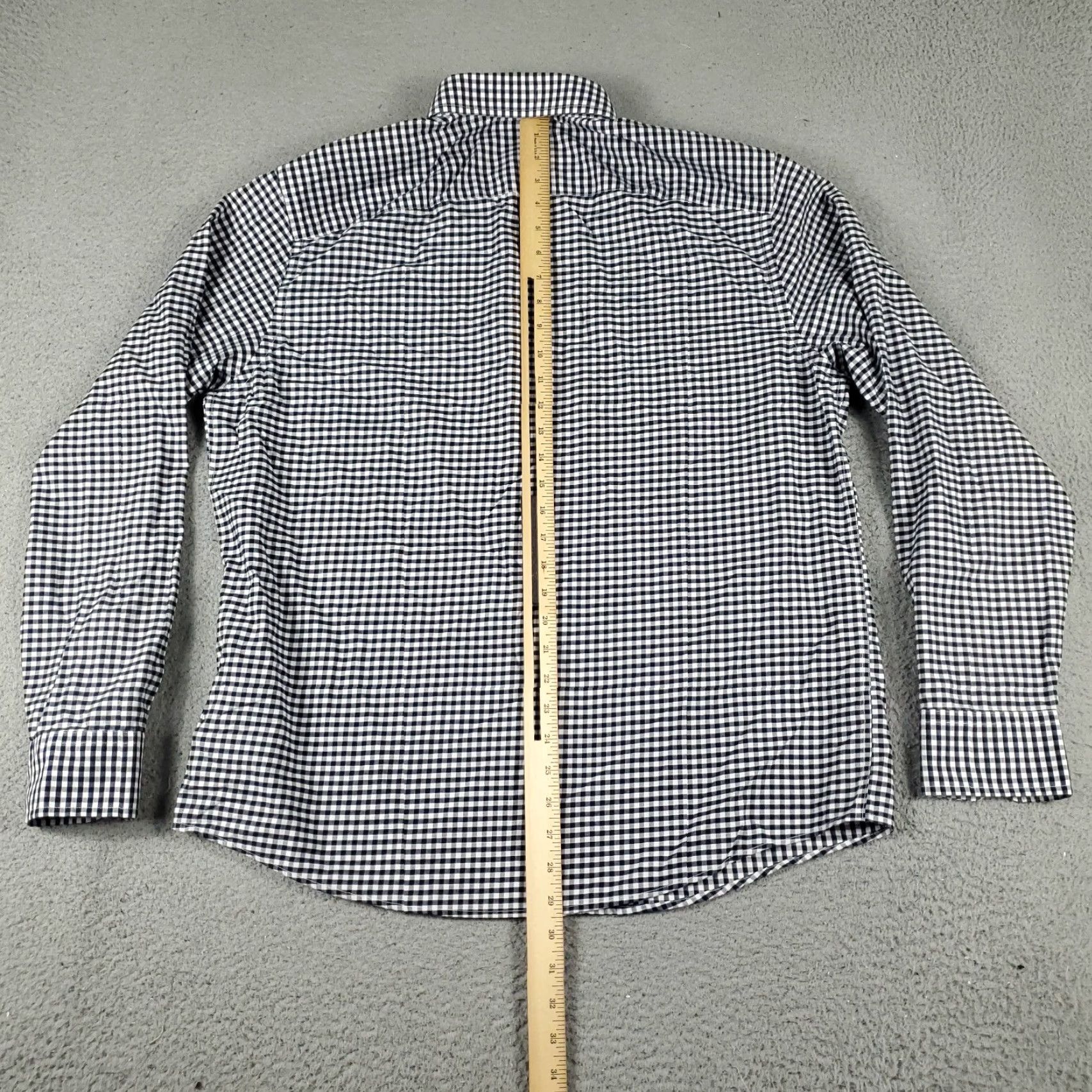 UNTUCKit UNTUCKit Blue Check Button-Up Shirt Men's XL Long Sleeve Classic Casual Size US XL / EU 56 / 4 - 3 Thumbnail