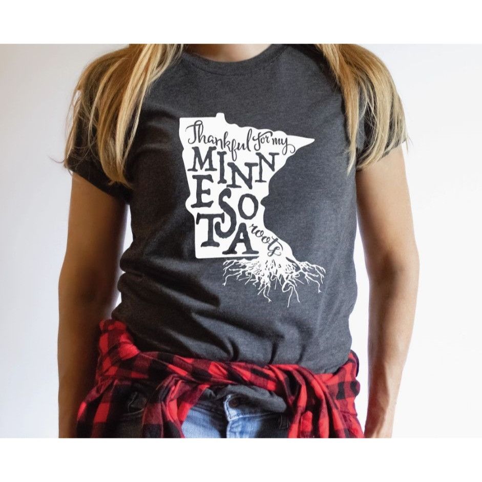 Other Minnesota Roots Graphic Tee Bella + Canvas 3001 Unisex XS Da Size XS / US 0-2 / IT 36-38 - 1 Thumbnail
