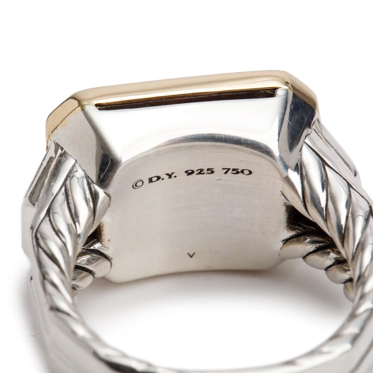David Yurman David Yurman Novela Ring — Sterling Silver & 18k Gold Size ONE SIZE - 3 Thumbnail