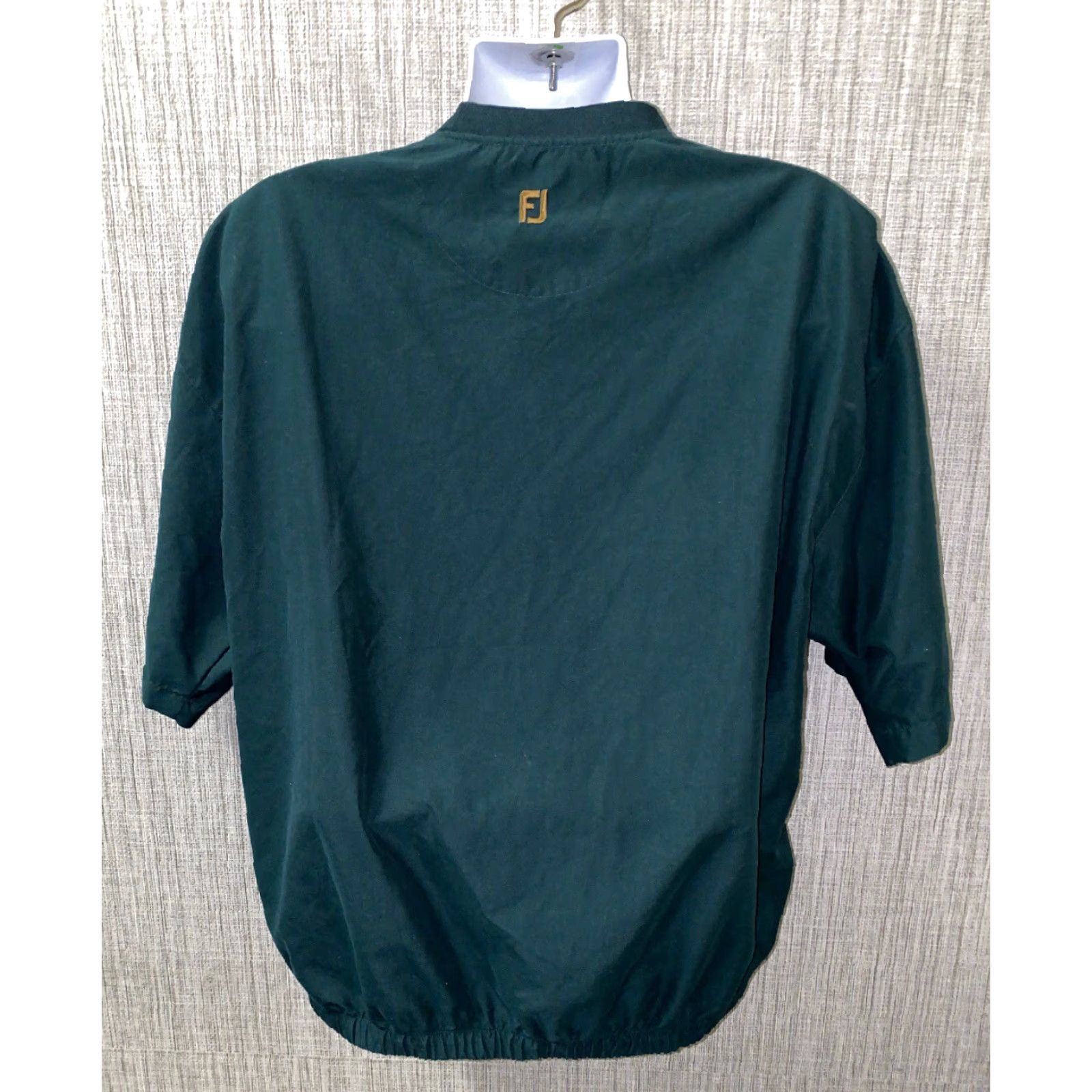 Footjoy Footjoy Bear Dance Mens Green V-Neck Lightweight Short Sleeve Pullover Jacket L Size US L / EU 52-54 / 3 - 4 Thumbnail