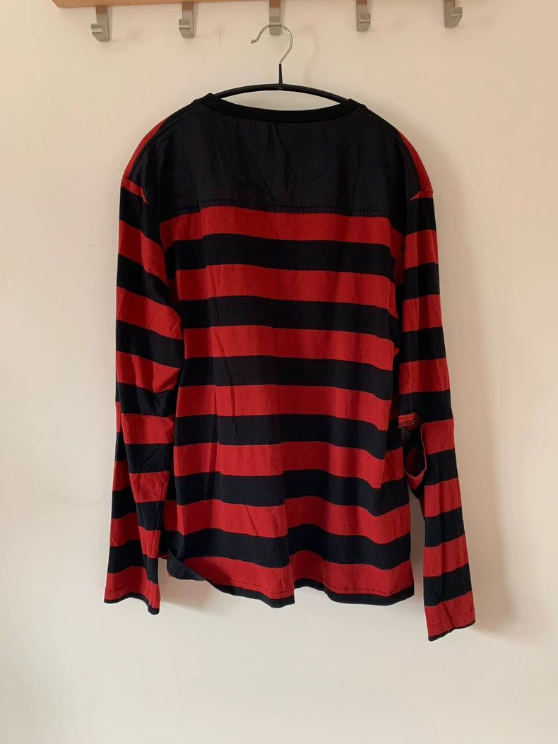Undercover undercover black and red stripes long sleeves 2502-Nextarro Size US M / EU 48-50 / 2 - 2 Thumbnail