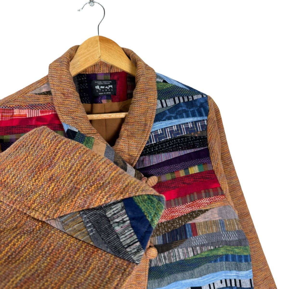 Vintage 🌟GIEMON KASURI JAPAN PATCHWORK JACKET LIKE KAPITAL Size M / US 6-8 / IT 42-44 - 5 Thumbnail