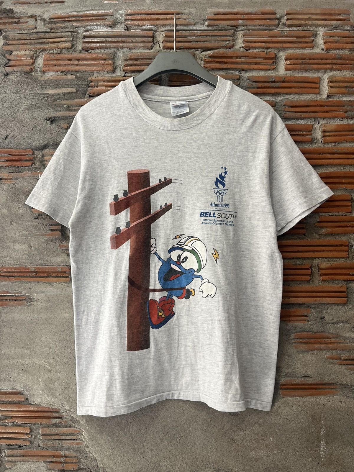 USA Olympics Vintage Atlanta Olympic Games 1996’s BELL SOUTH Tshirt Size US M / EU 48-50 / 2 - 2 Thumbnail