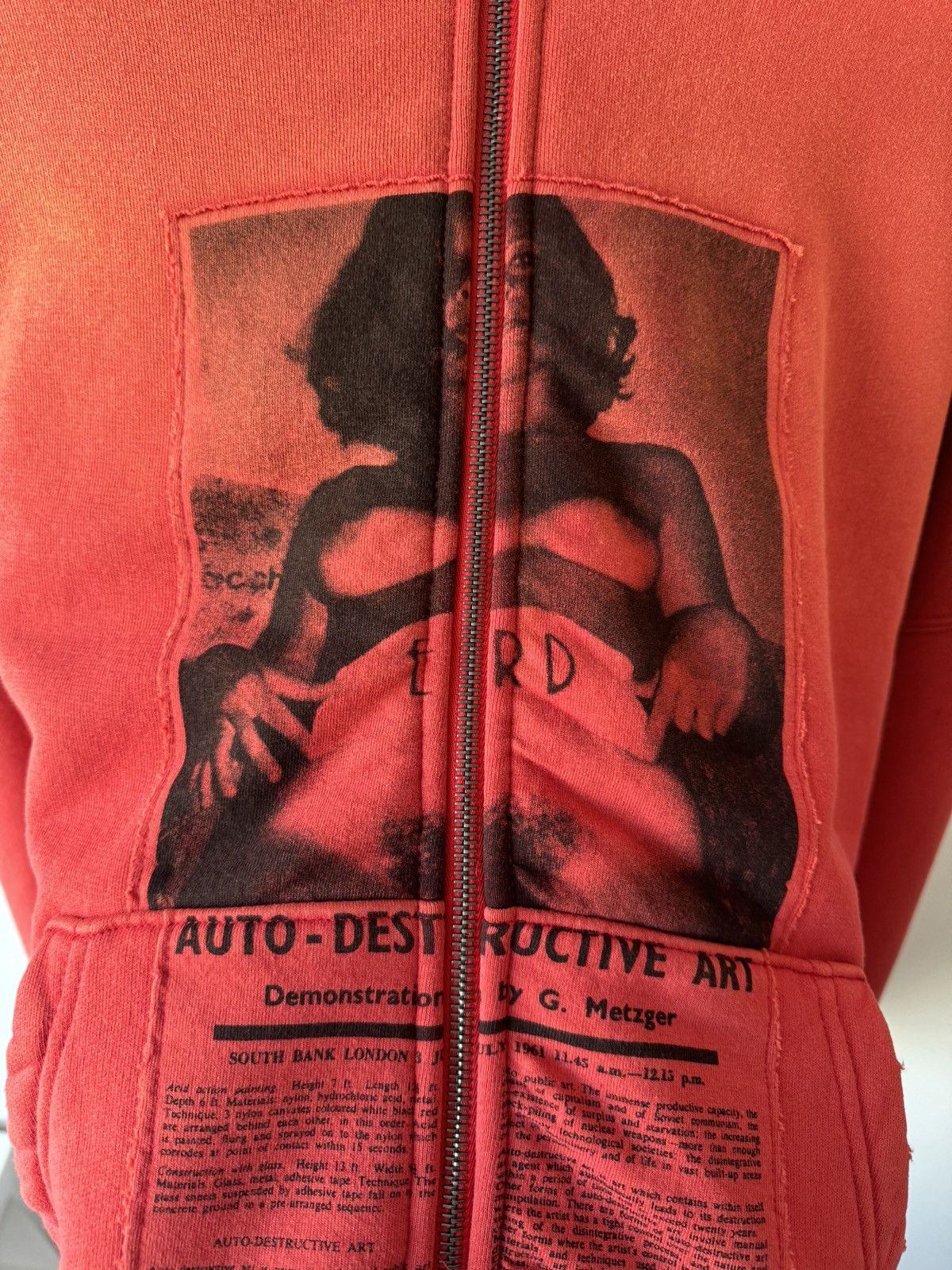 Enfants Riches Deprimes ENFANTS RICHES DEPRIMES ANTI-PROCESS THERMAL LINE HOODIE RED Size US L / EU 52-54 / 3 - 7 Thumbnail