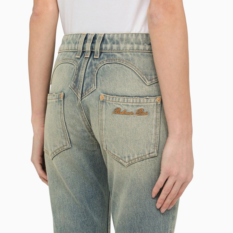 Balmain o1d2blof0824 Denim Jeans in Blue Size 26" / US 2 / IT 38 - 5 Thumbnail