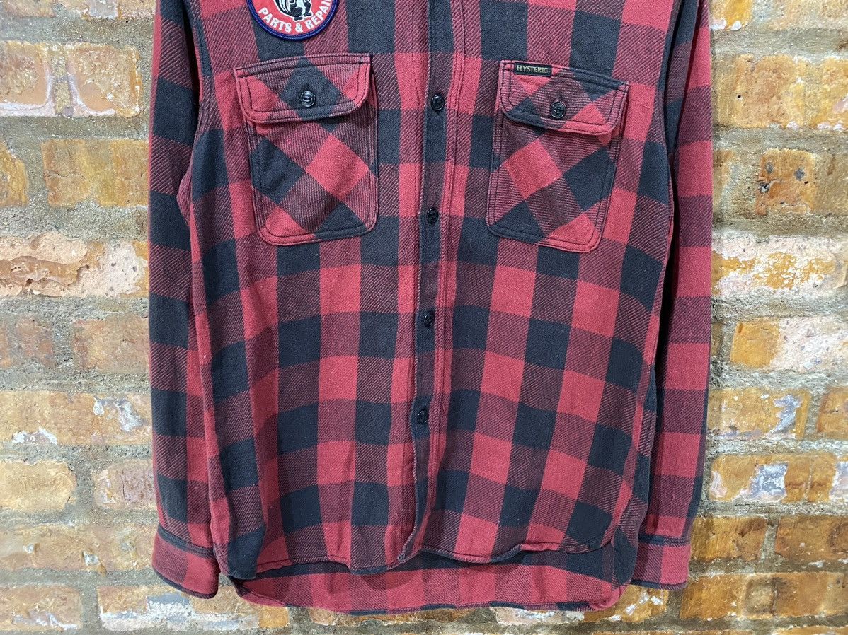 Hysteric Glamour 1990s 🔥 Checked Chain stitch flannel Size US M / EU 48-50 / 2 - 4 Thumbnail