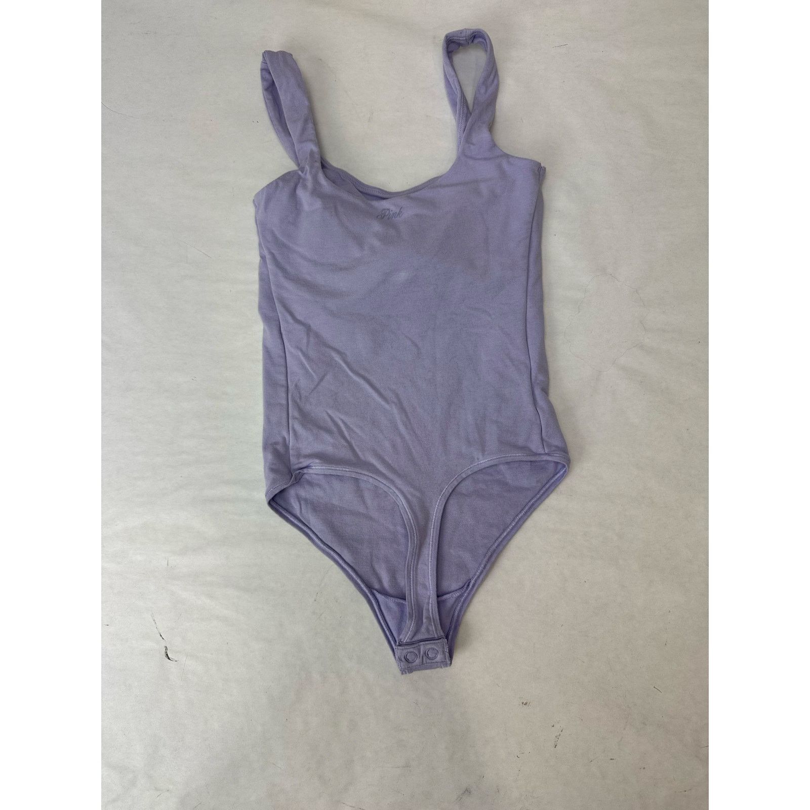 Pink Victoria's Secret Pink Cotton Scoop Bodysuit Thong - XS Size ONE SIZE - 2 Thumbnail