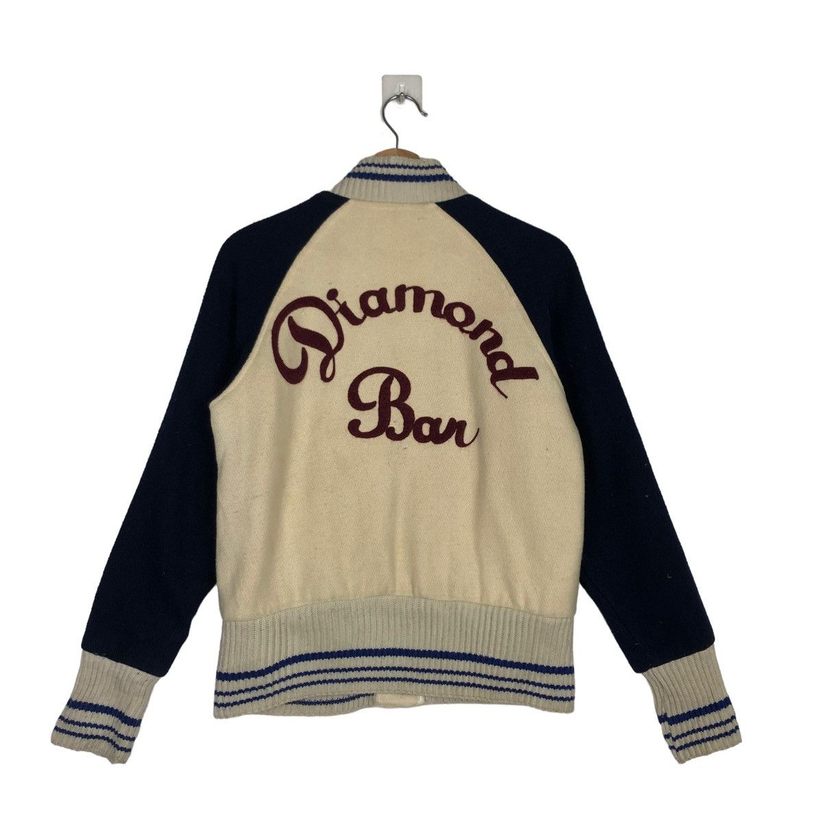 Japanese Brand 🔥90’s Rare Varsity Jacket Diamond Ban Japan Big Logo Size US S / EU 44-46 / 1 - 1 Thumbnail