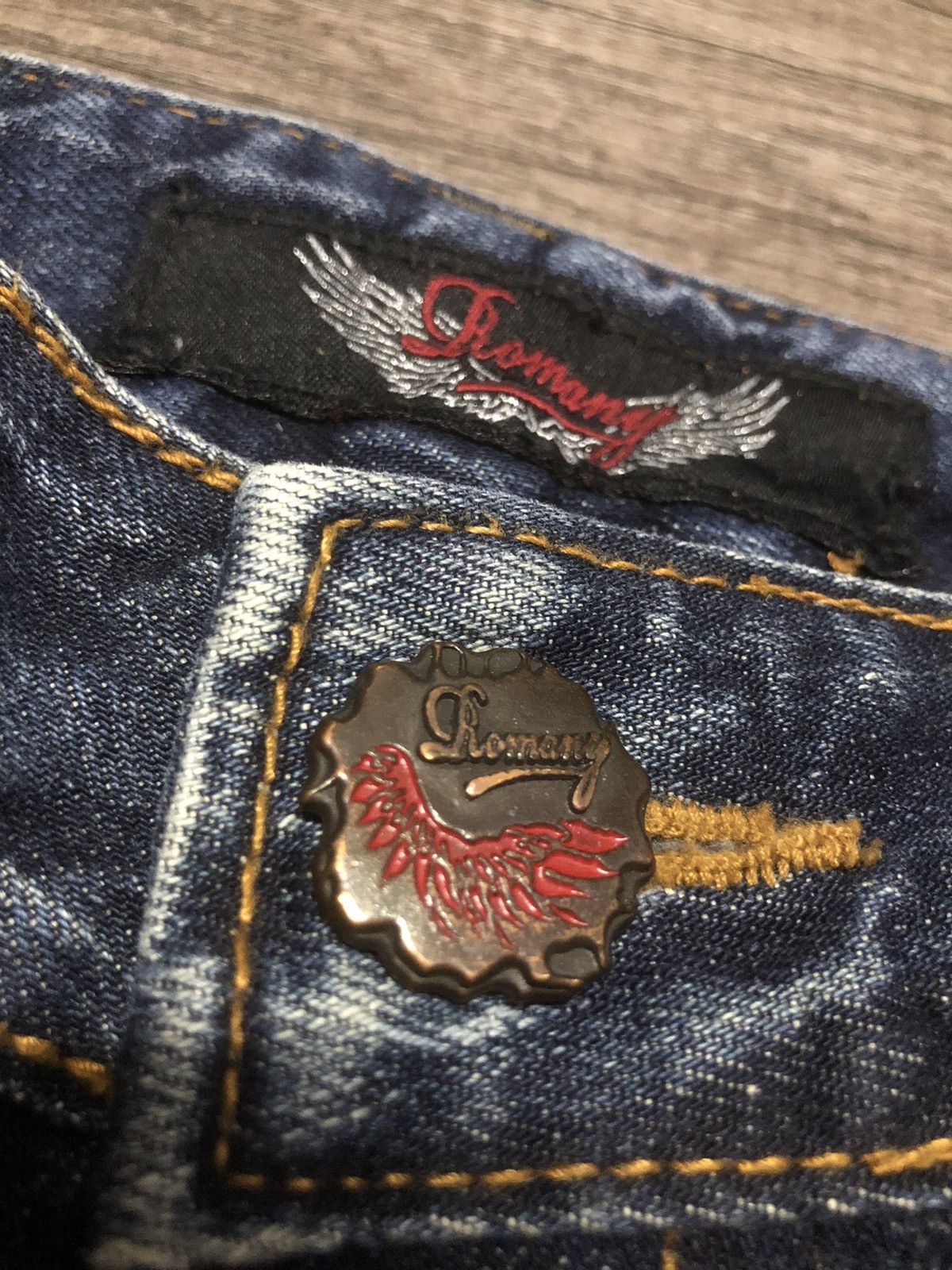 Japanese Brand Romany Denim Jeans like Hysteric Glamour design Size 28" / US 6 / IT 42 - 11 Thumbnail