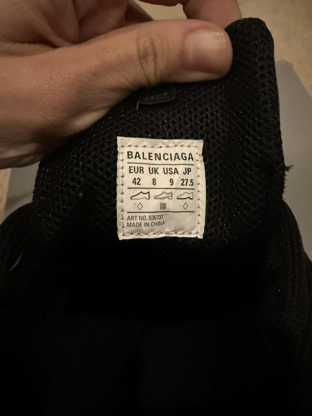 Balenciaga Balenciaga triple s logotype Size US 9 / EU 42 - 9 Thumbnail