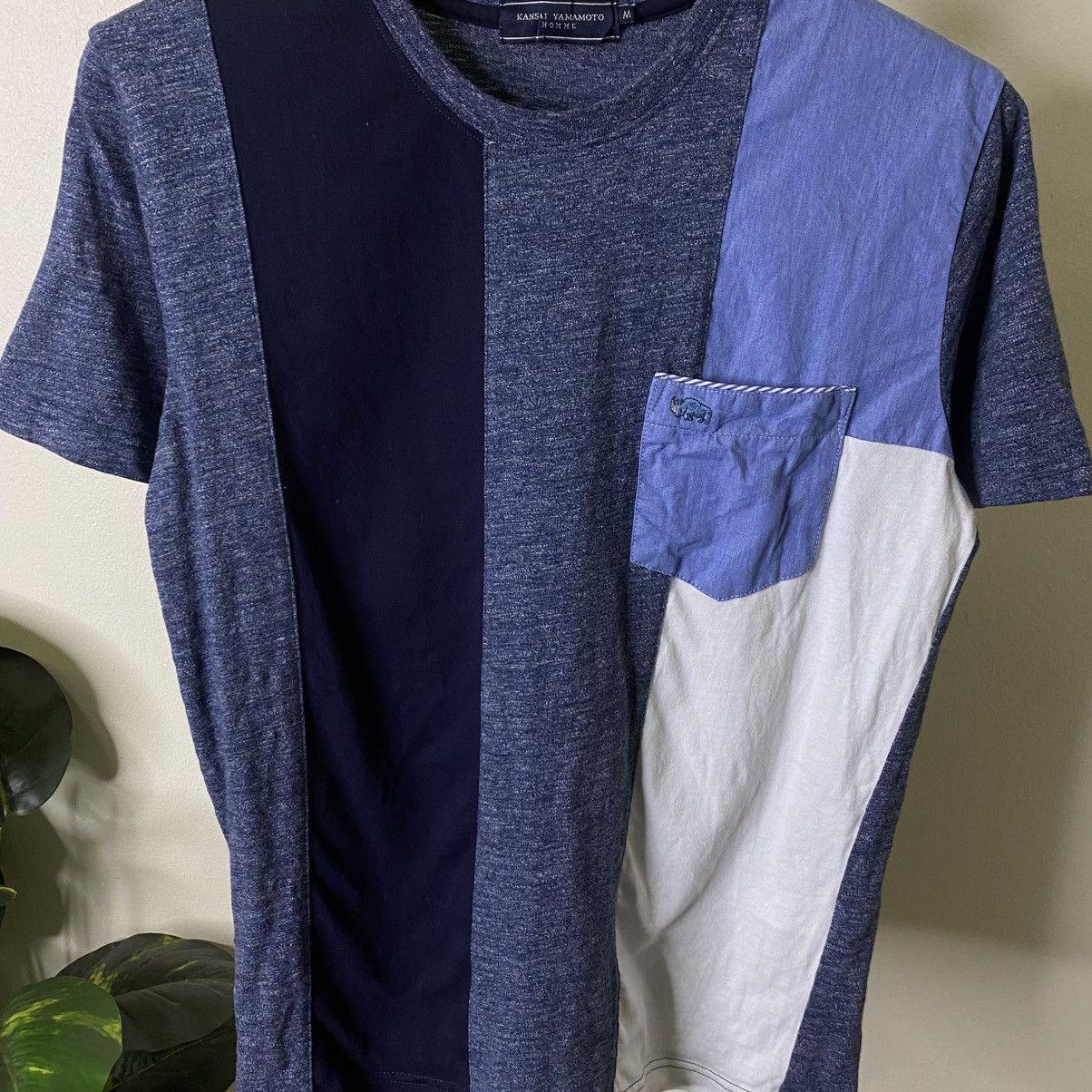 Kansai Yamamoto Kansai Yamamoto Homme Asymmetrical T Shirt Size US M / EU 48-50 / 2 - 2 Thumbnail