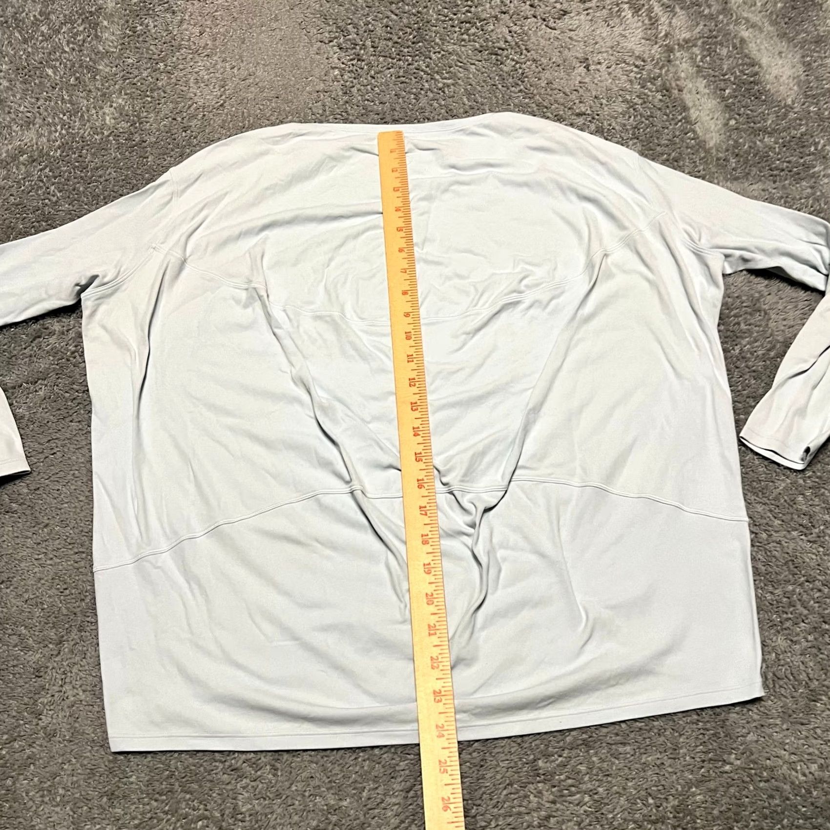 Lululemon Lululemon Shirt Womens Medium Long Sleeve High Low Lightweight Relaxed Blue M Women Size M / US 6-8 / IT 42-44 - 5 Thumbnail