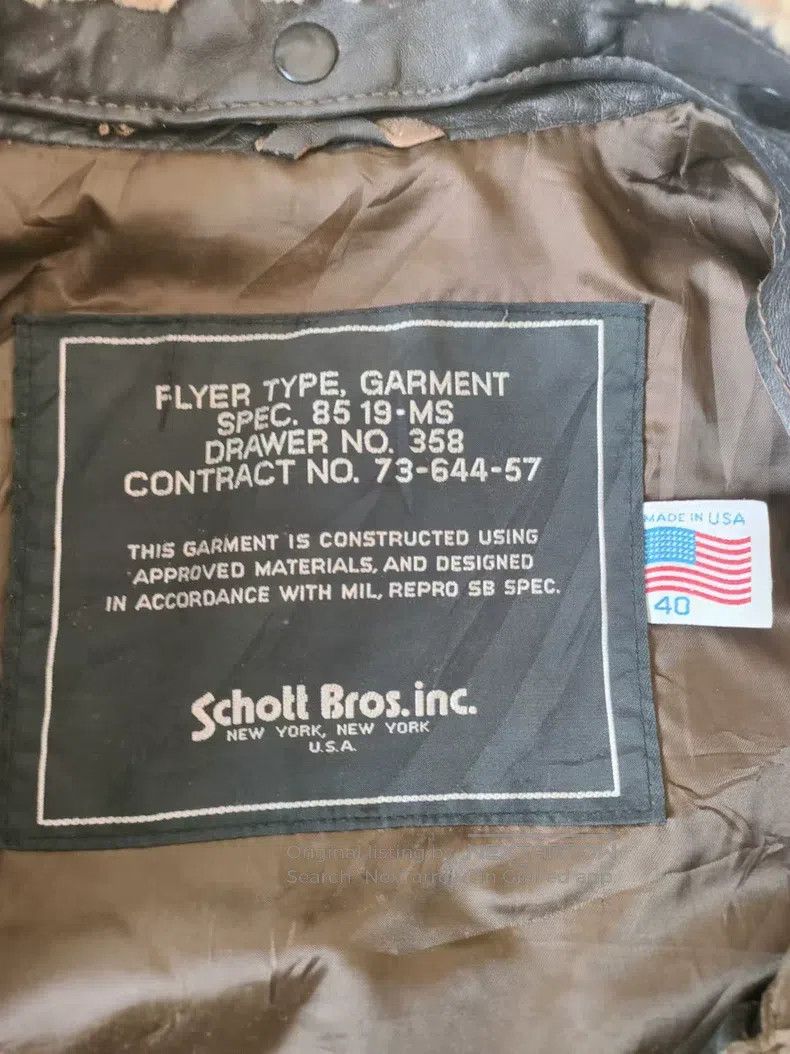 Schott Schott Leather coat Size US S / EU 44-46 / 1 - 3 Thumbnail