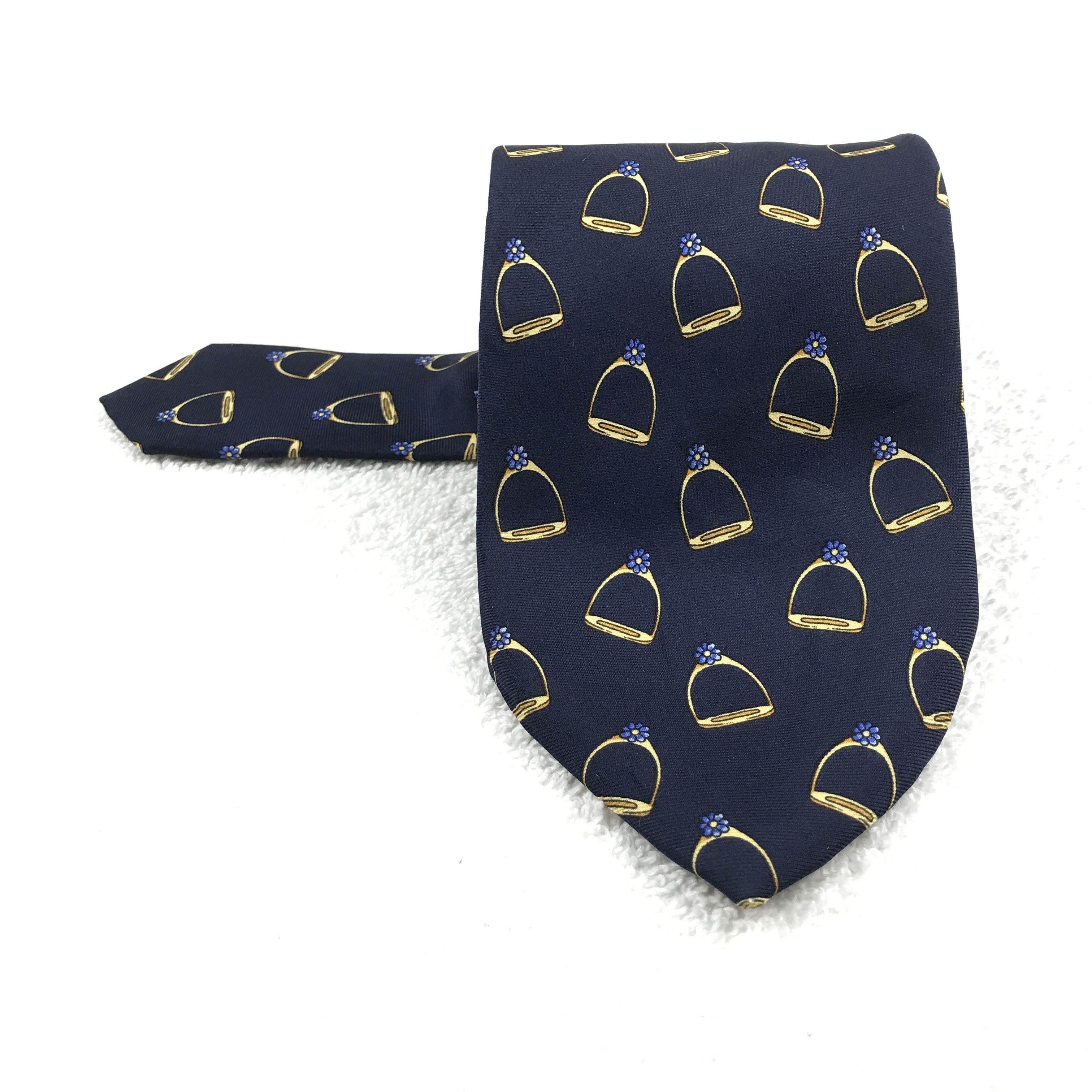 Designer × Vintage Vintage Oghio & Dando Silk Necktie Size ONE SIZE - 1 Thumbnail
