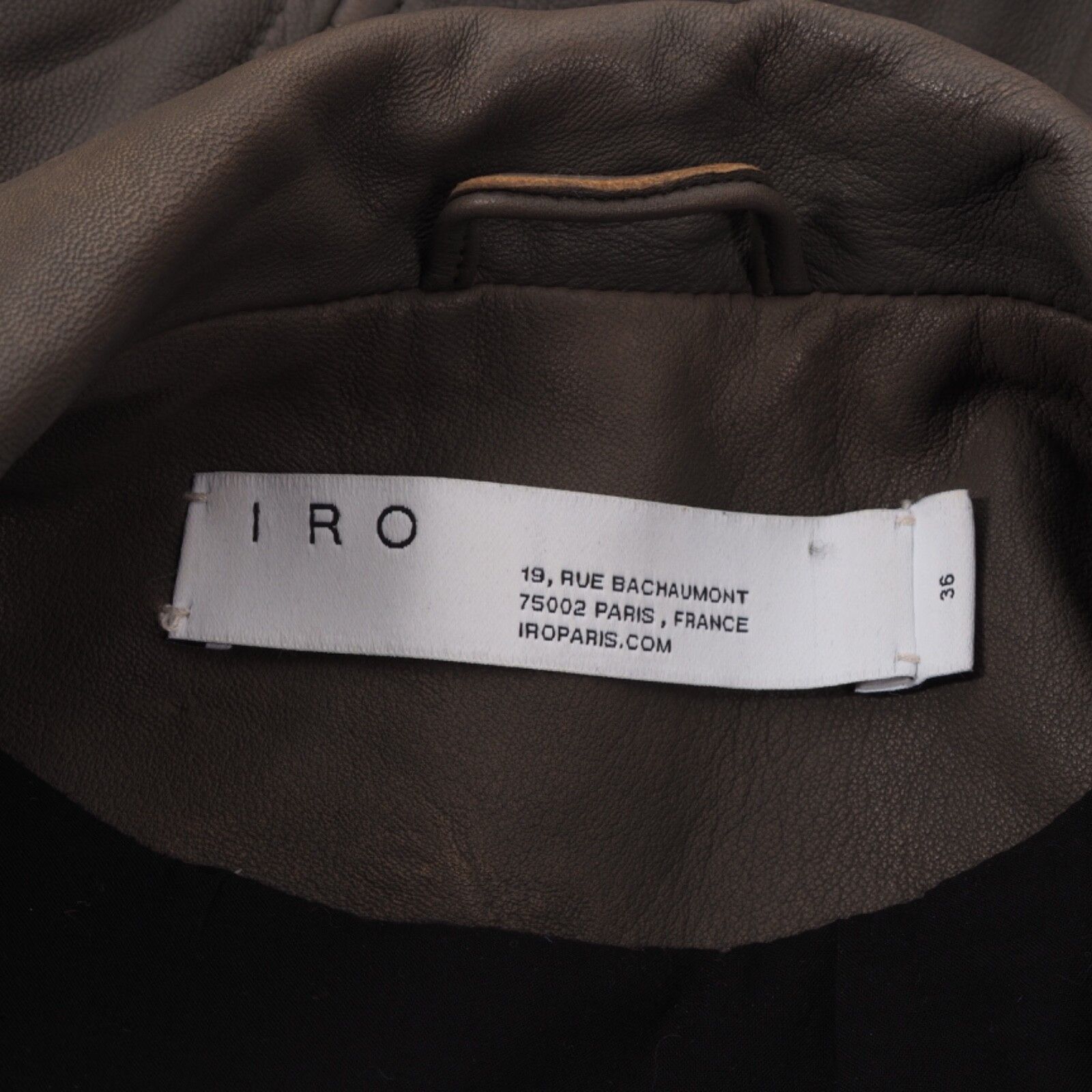 Iro IRO Han Faded Lambskin Leather Biker Jacket Size S / US 4 / IT 40 - 6 Thumbnail