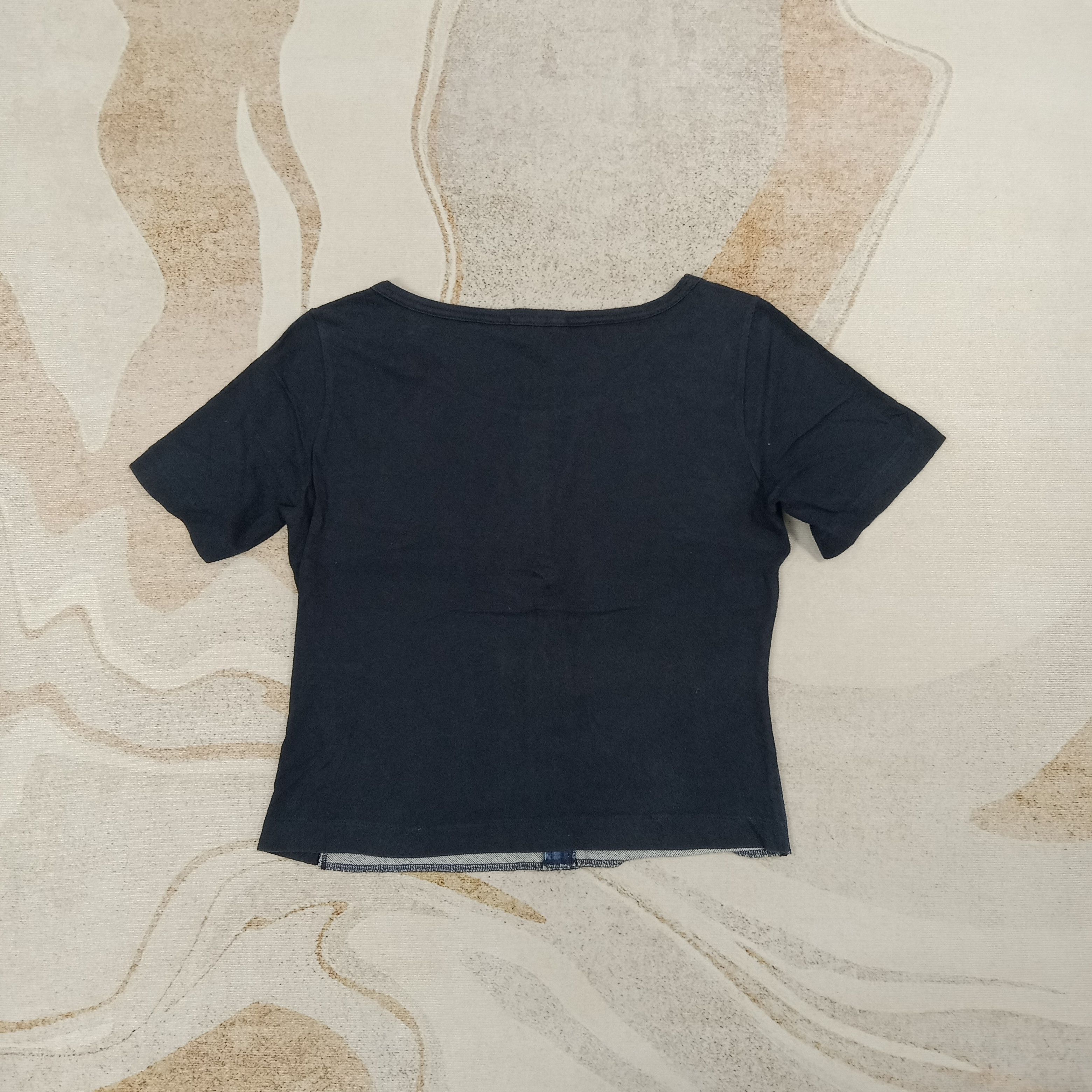 Tricot Comme des Garcons Tricot Comme Des Garcons Designer Denim Tshirt C267N41 Size S / US 4 / IT 40 - 4 Thumbnail