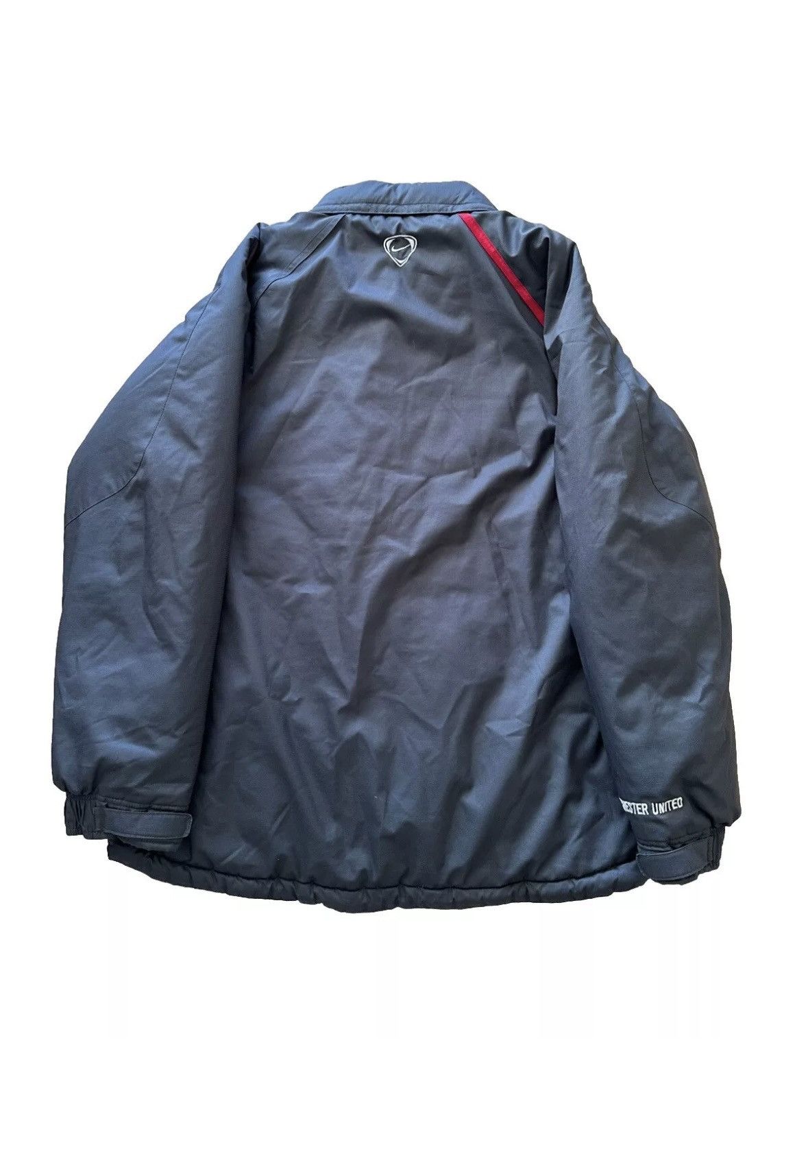Nike Vintage Y2K Nike Manchester United Bomber Puffer XL Jacket Size US XL / EU 56 / 4 - 3 Thumbnail