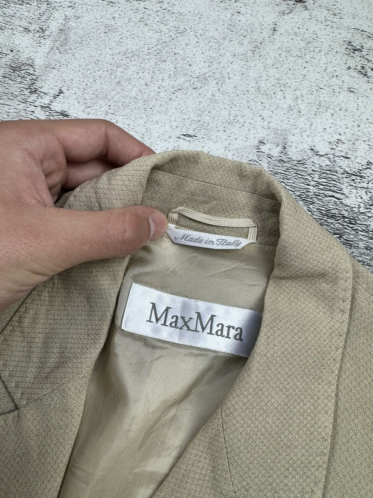 Max Mara Vintage 90S Viscose Max Mara Made In Italy Trench Jacket Size M / US 6-8 / IT 42-44 - 6 Thumbnail
